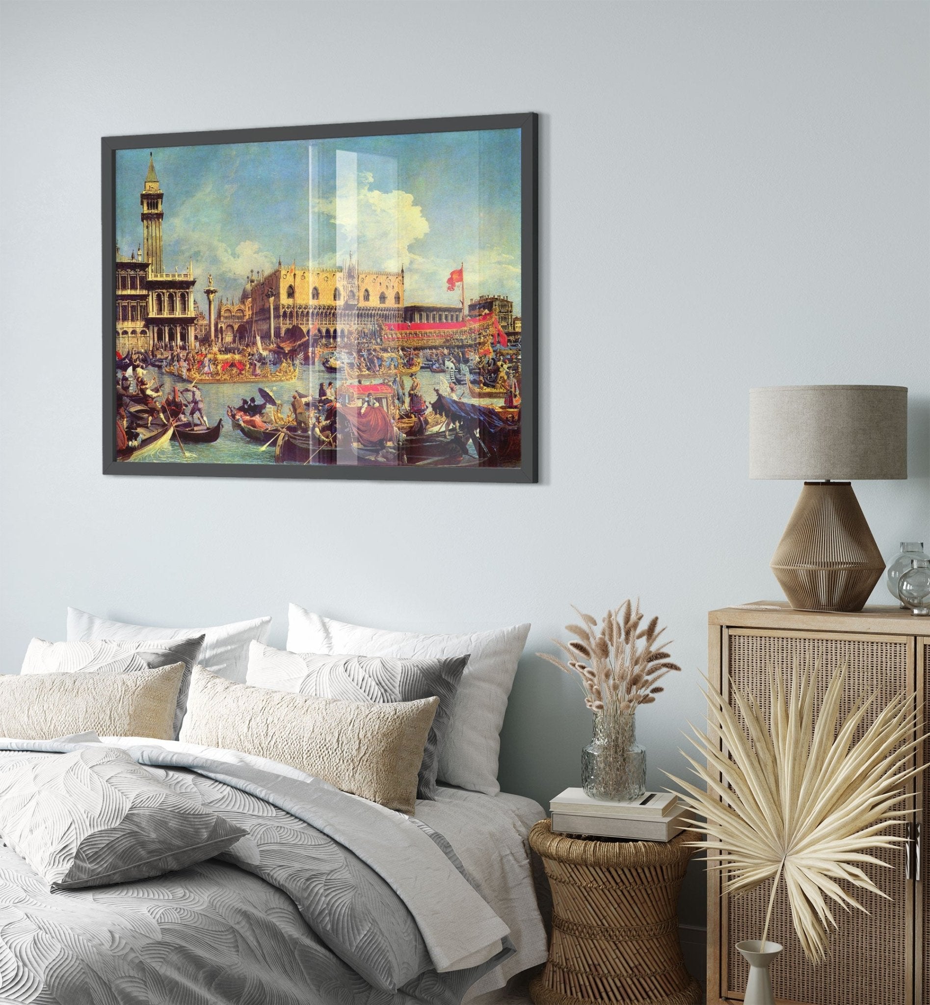 Canaletto Framed Print, The Bucinturo Framed Venice, Returning To The Molo On Ascension Day - WallArtPrints4U