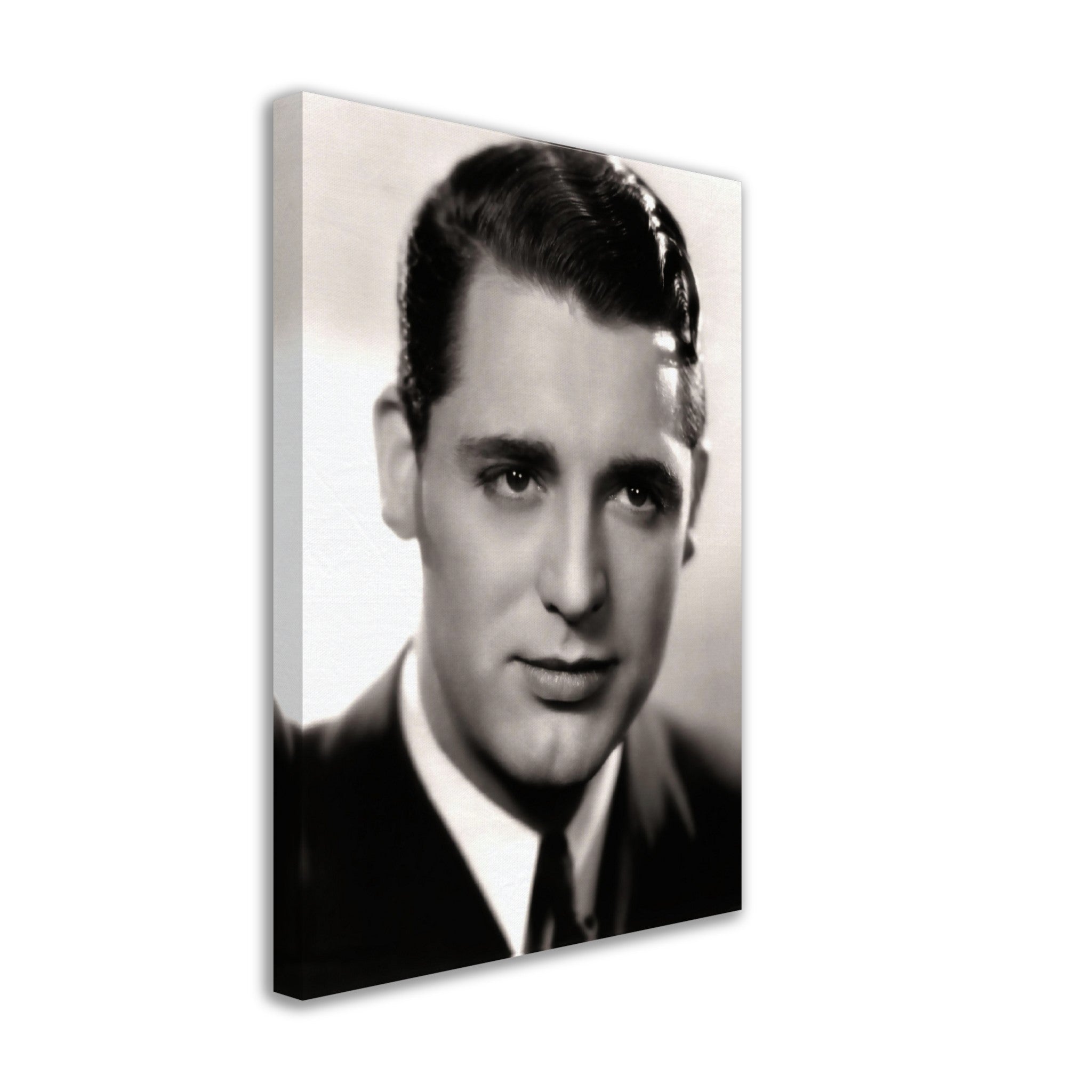 Cary Grant Canvas, Young Chin Dimple, Vintage Photo, Cary Grant Canvas Print, Silver Screen Star - WallArtPrints4U