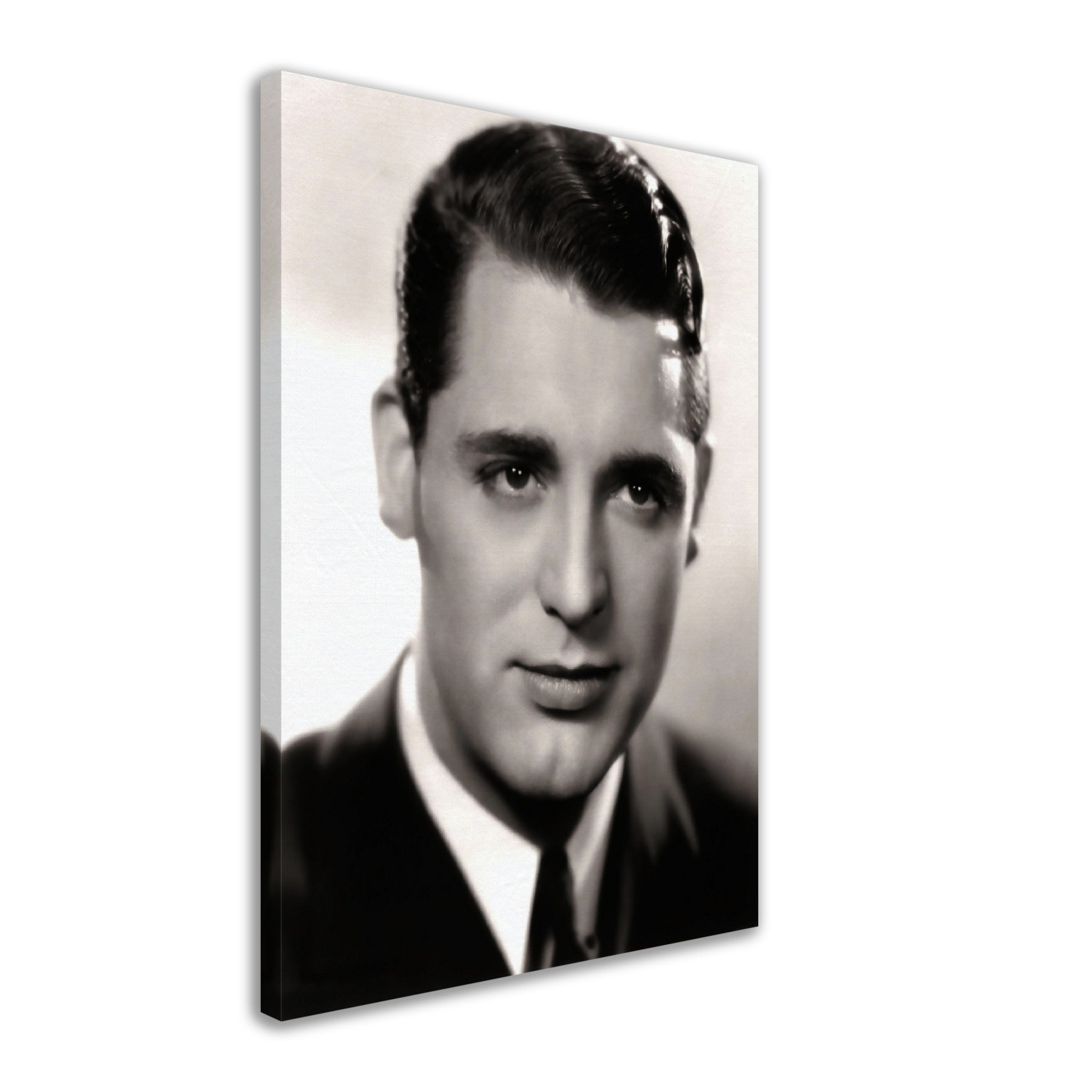 Cary Grant Canvas, Young Chin Dimple, Vintage Photo, Cary Grant Canvas Print, Silver Screen Star - WallArtPrints4U
