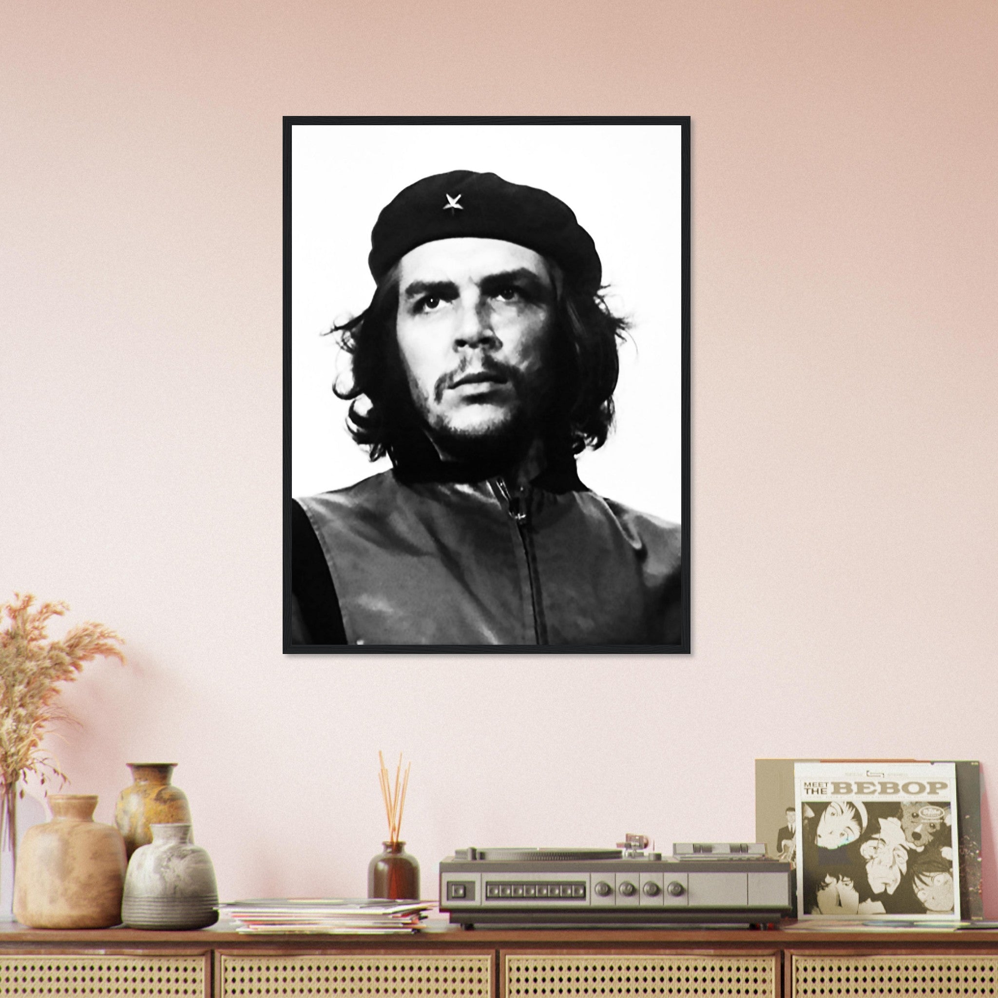 Che Guevara Framed, Famous Photo Framed Print From 1960, Vintage Wall Art - Guerillero Heroico - Cuban Revolutionary - WallArtPrints4U