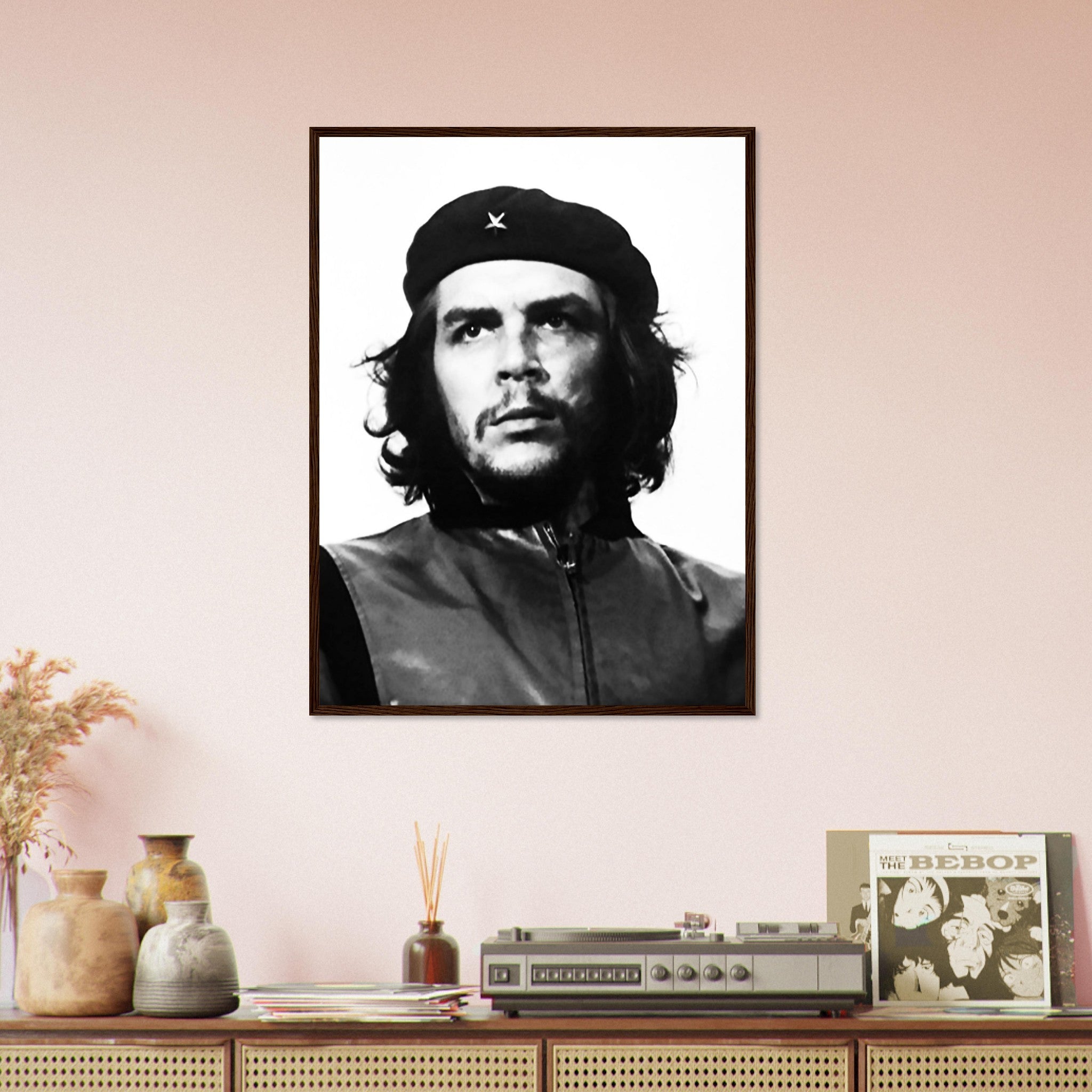 Che Guevara Framed, Famous Photo Framed Print From 1960, Vintage Wall Art - Guerillero Heroico - Cuban Revolutionary - WallArtPrints4U
