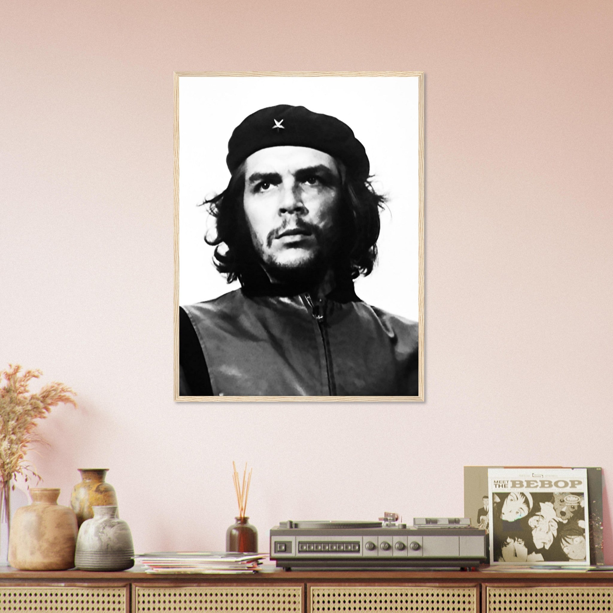 Che Guevara Framed, Famous Photo Framed Print From 1960, Vintage Wall Art - Guerillero Heroico - Cuban Revolutionary - WallArtPrints4U