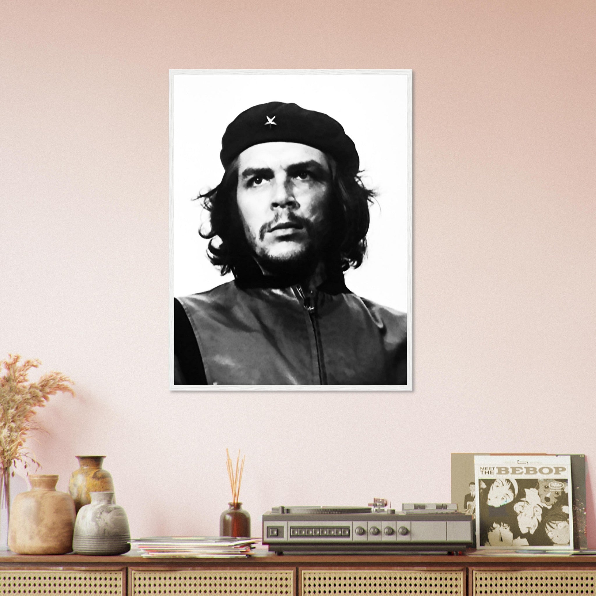 Che Guevara Framed, Famous Photo Framed Print From 1960, Vintage Wall Art - Guerillero Heroico - Cuban Revolutionary - WallArtPrints4U