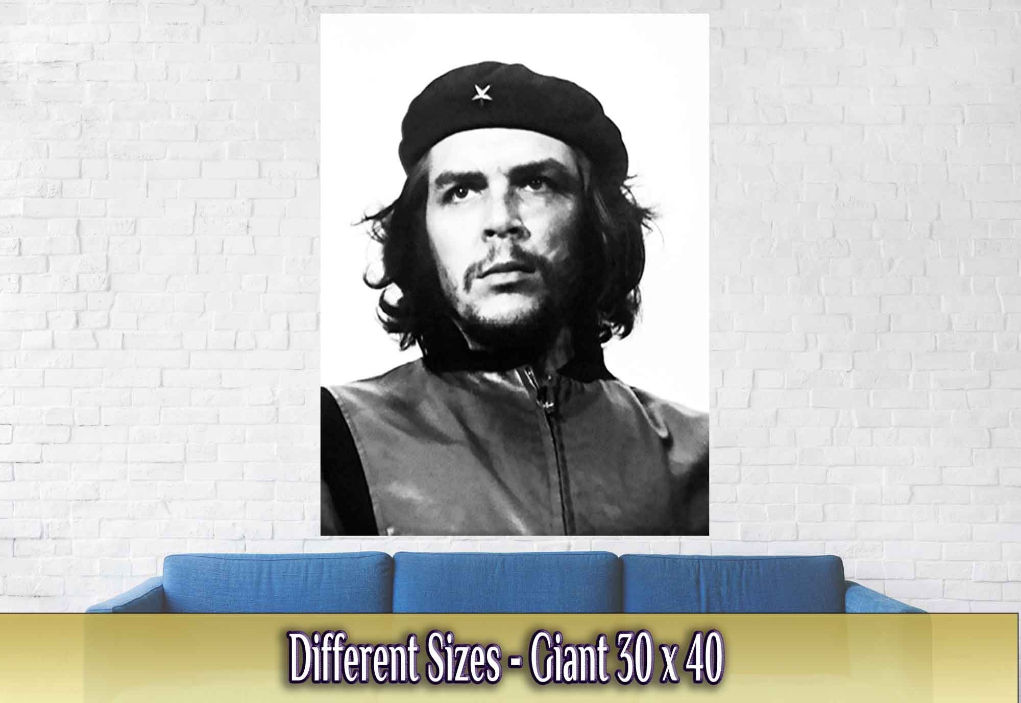 Che Guevara Poster, Famous Photo Print From 1960, Vintage Wall Art - Guerillero Heroico - Cuban Revolutionary - WallArtPrints4U
