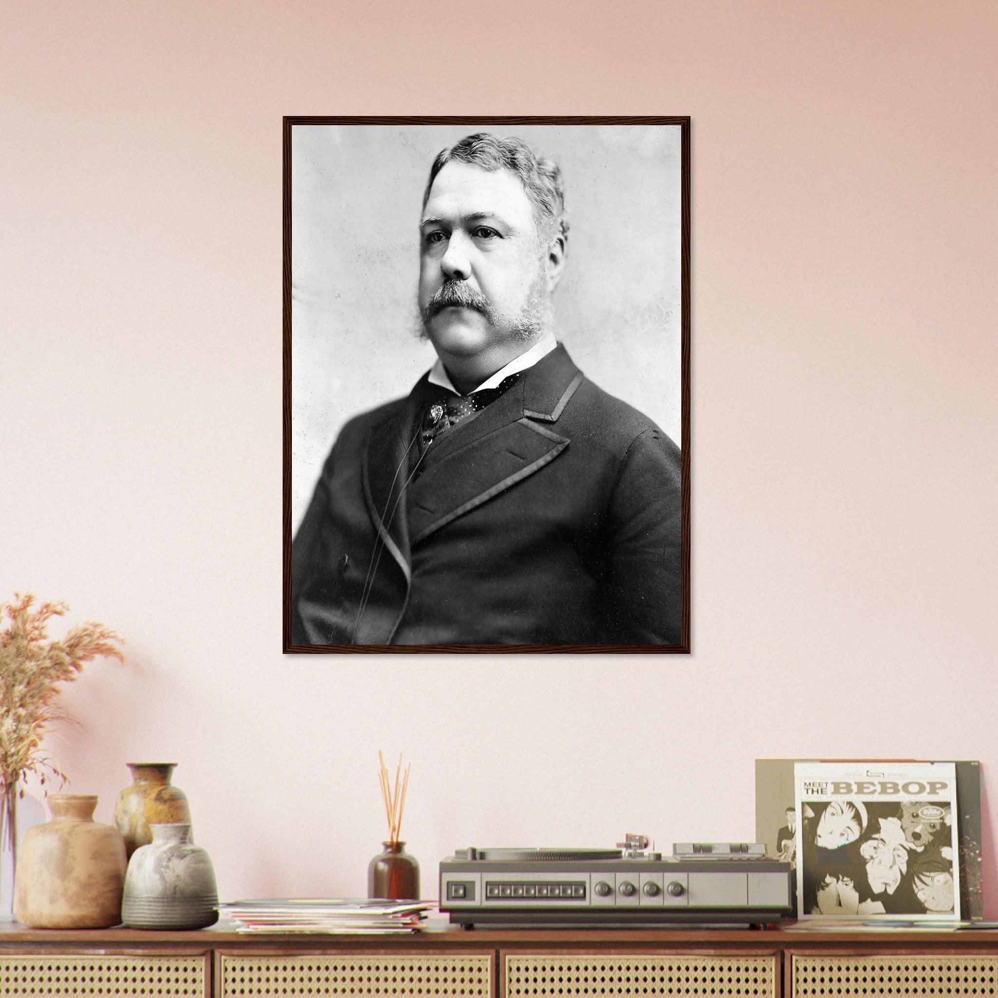 Chester Arthur Framed, 21st President Of Usa, Vintage Photo Portrait - Chester Arthur Framed Print - WallArtPrints4U
