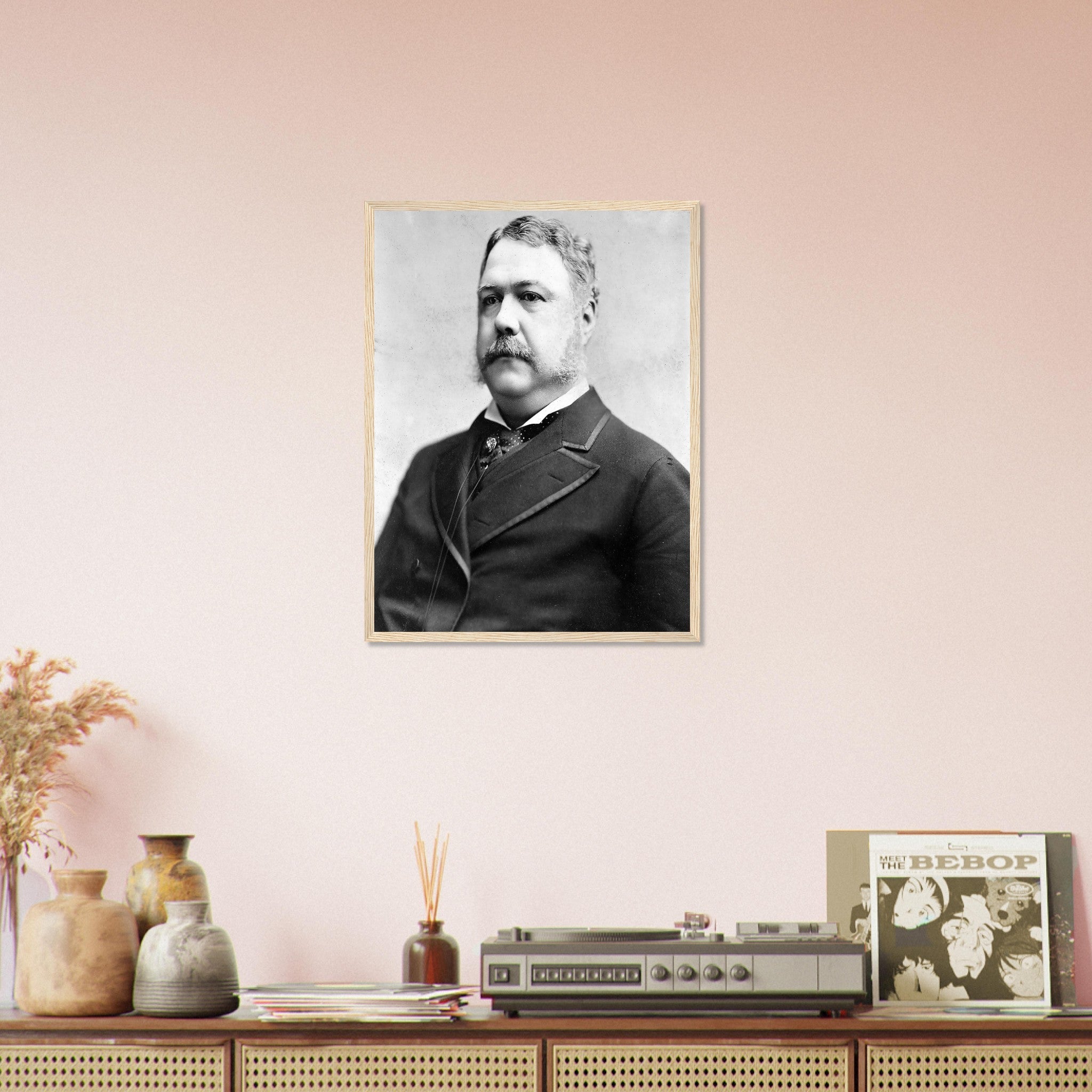 Chester Arthur Framed, 21st President Of Usa, Vintage Photo Portrait - Chester Arthur Framed Print - WallArtPrints4U
