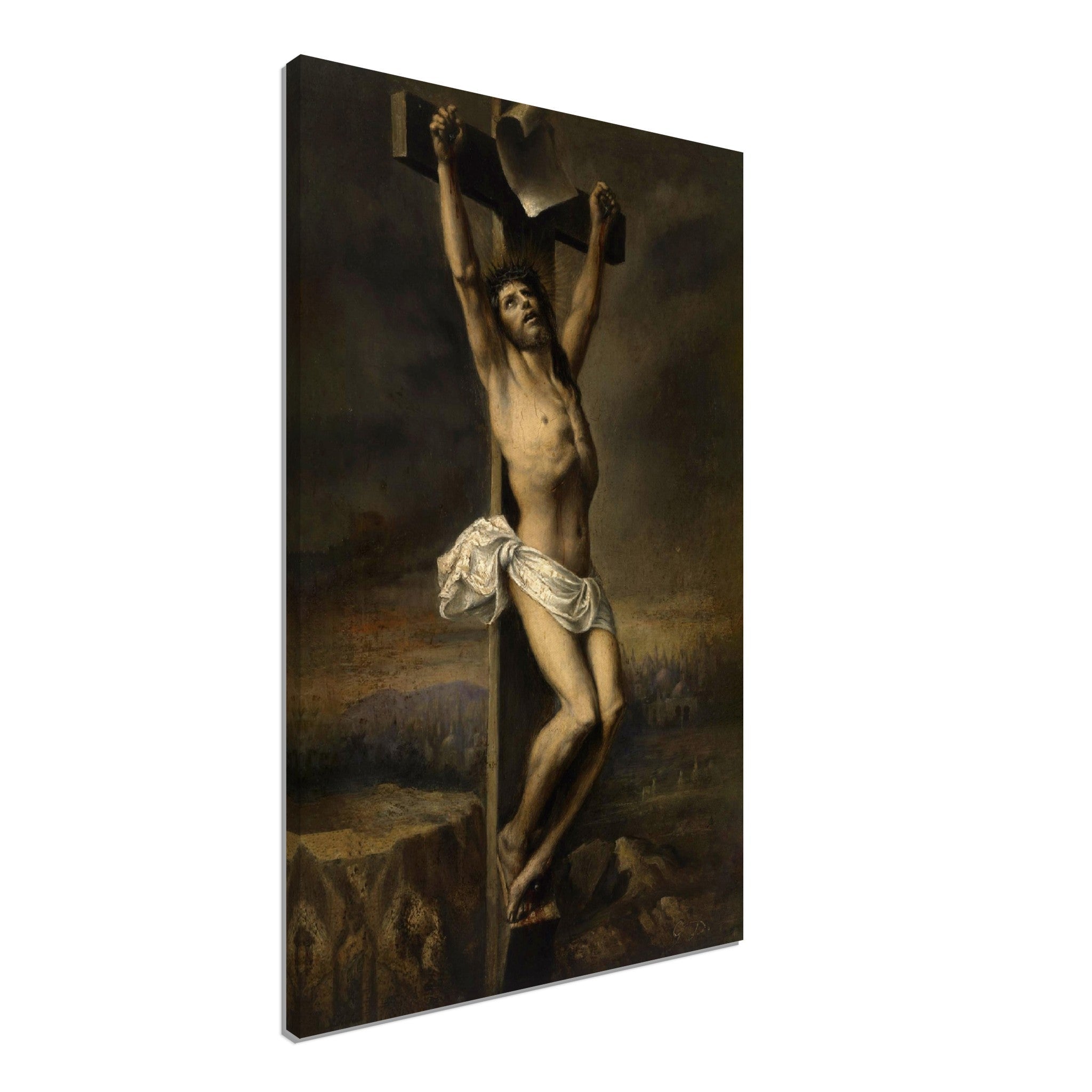 Christianity Canvas, Christ On The Cross, Gustav Dore Canvas Print - WallArtPrints4U