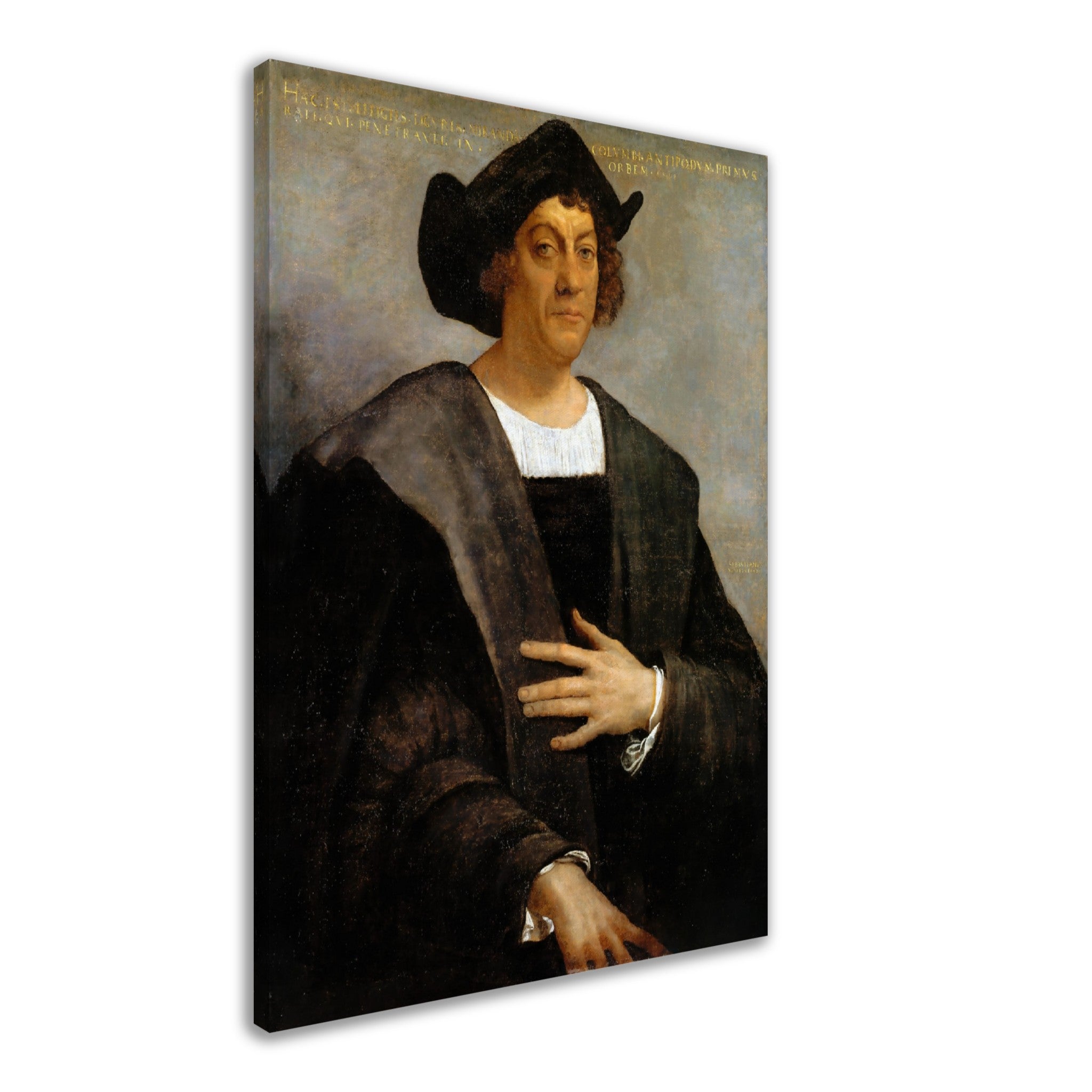 Christopher Columbus Canvas, Vintage Portrait - Christopher Columbus Canvas Print - Portrait Said To Be Christopher Columbus - WallArtPrints4U