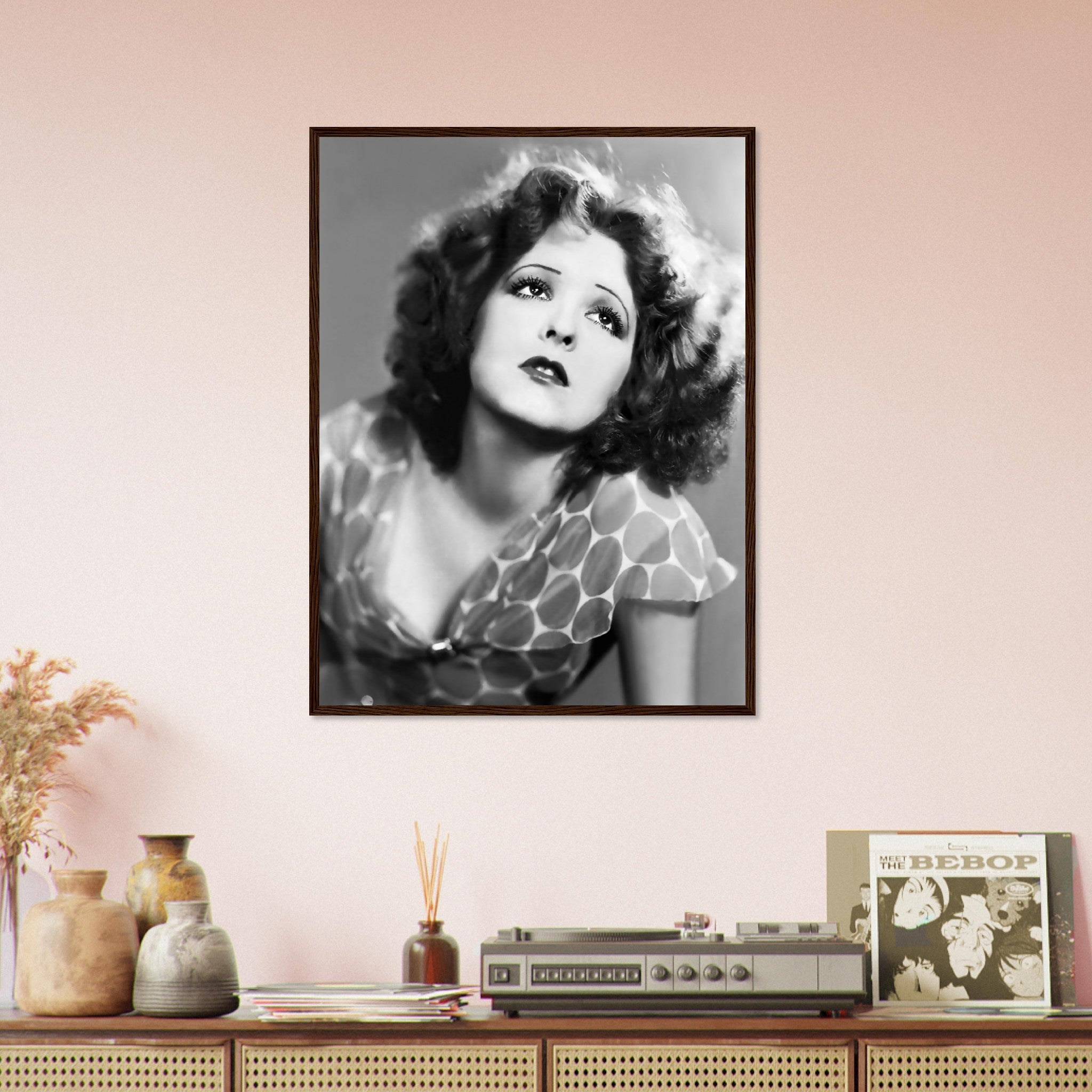 Clara Bow Framed, The It Girl, Sex Symbol 1920s Vintage Photo - Iconic Clara Bow Framed Print - Hollywood Silver Screen Star - WallArtPrints4U