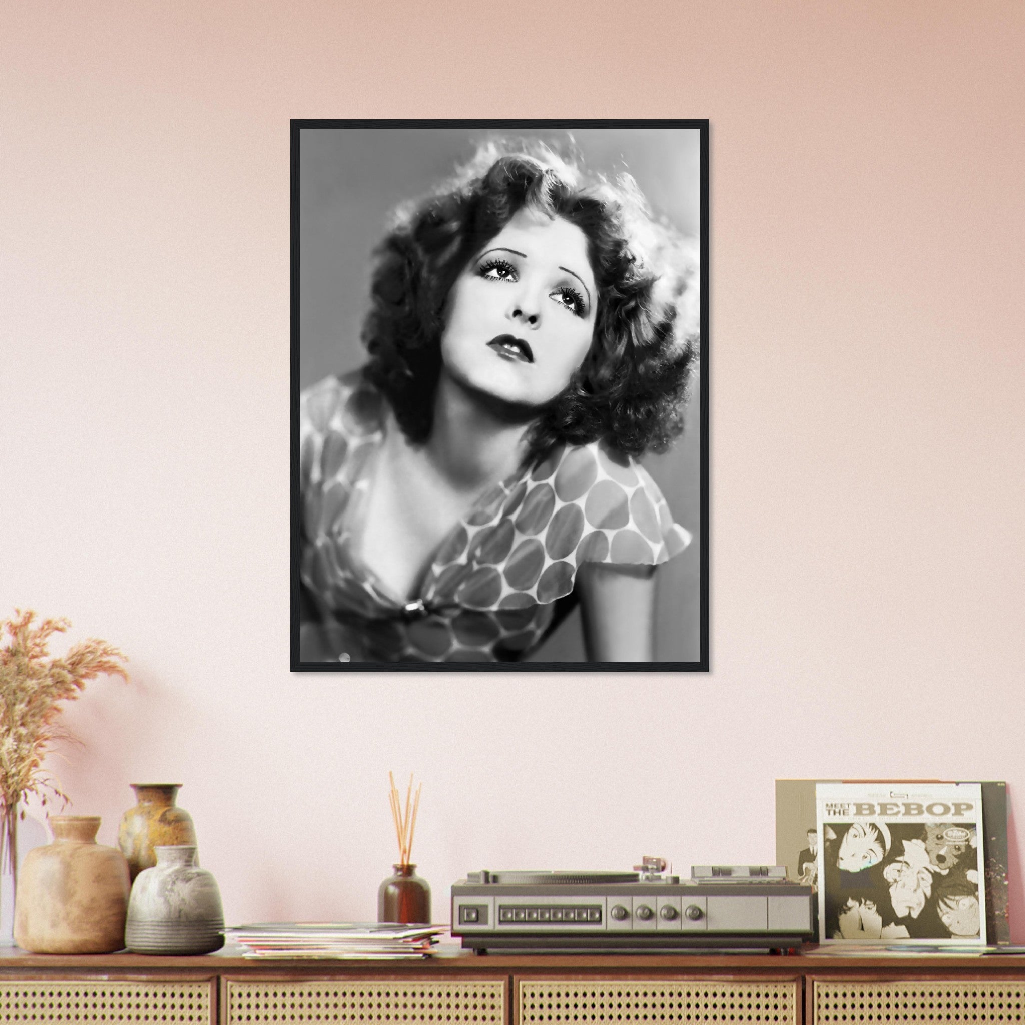 Clara Bow Framed, The It Girl, Sex Symbol 1920s Vintage Photo - Iconic Clara Bow Framed Print - Hollywood Silver Screen Star - WallArtPrints4U