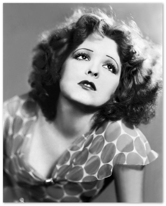 Clara Bow Poster, The It Girl, Sex Symbol 1920s Vintage Photo - Iconic Clara Bow Print - Hollywood Silver Screen Star - WallArtPrints4U