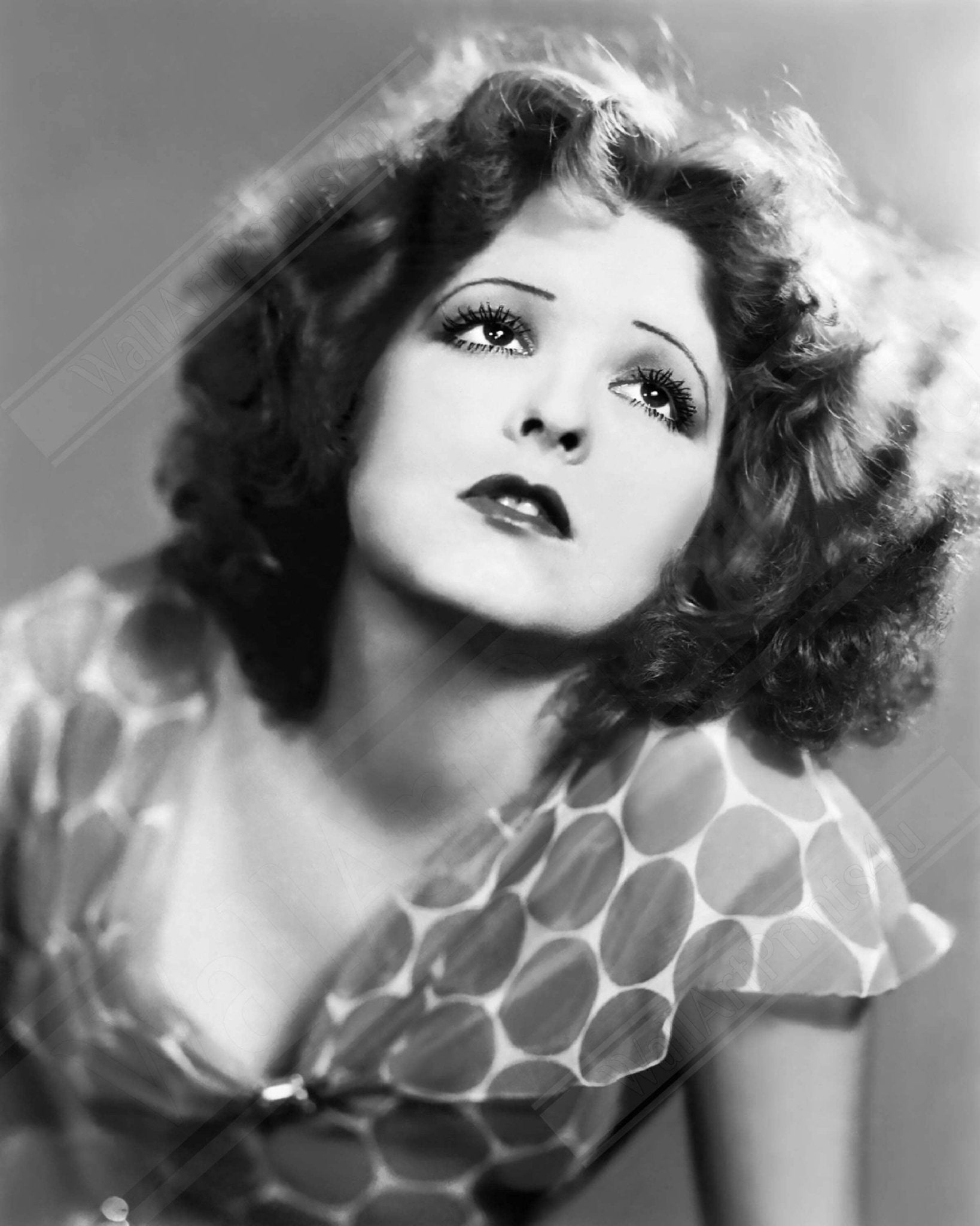 Clara Bow Poster, The It Girl, Sex Symbol 1920s Vintage Photo - Iconic Clara Bow Print - Hollywood Silver Screen Star - WallArtPrints4U
