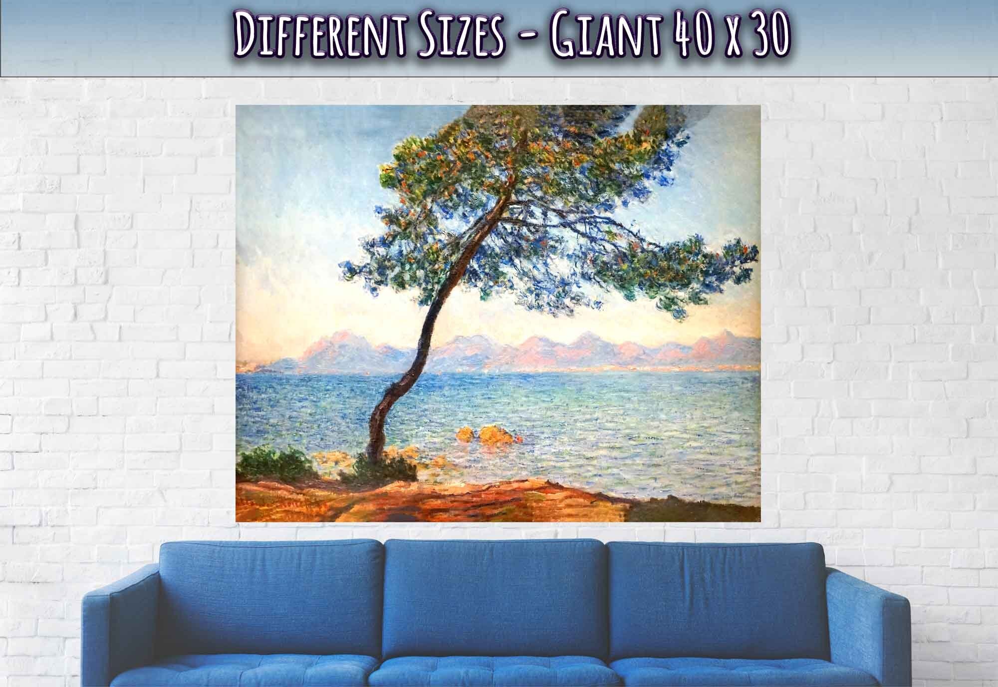 Claude Monet Poster, At Cap D'Antibes Print - WallArtPrints4U