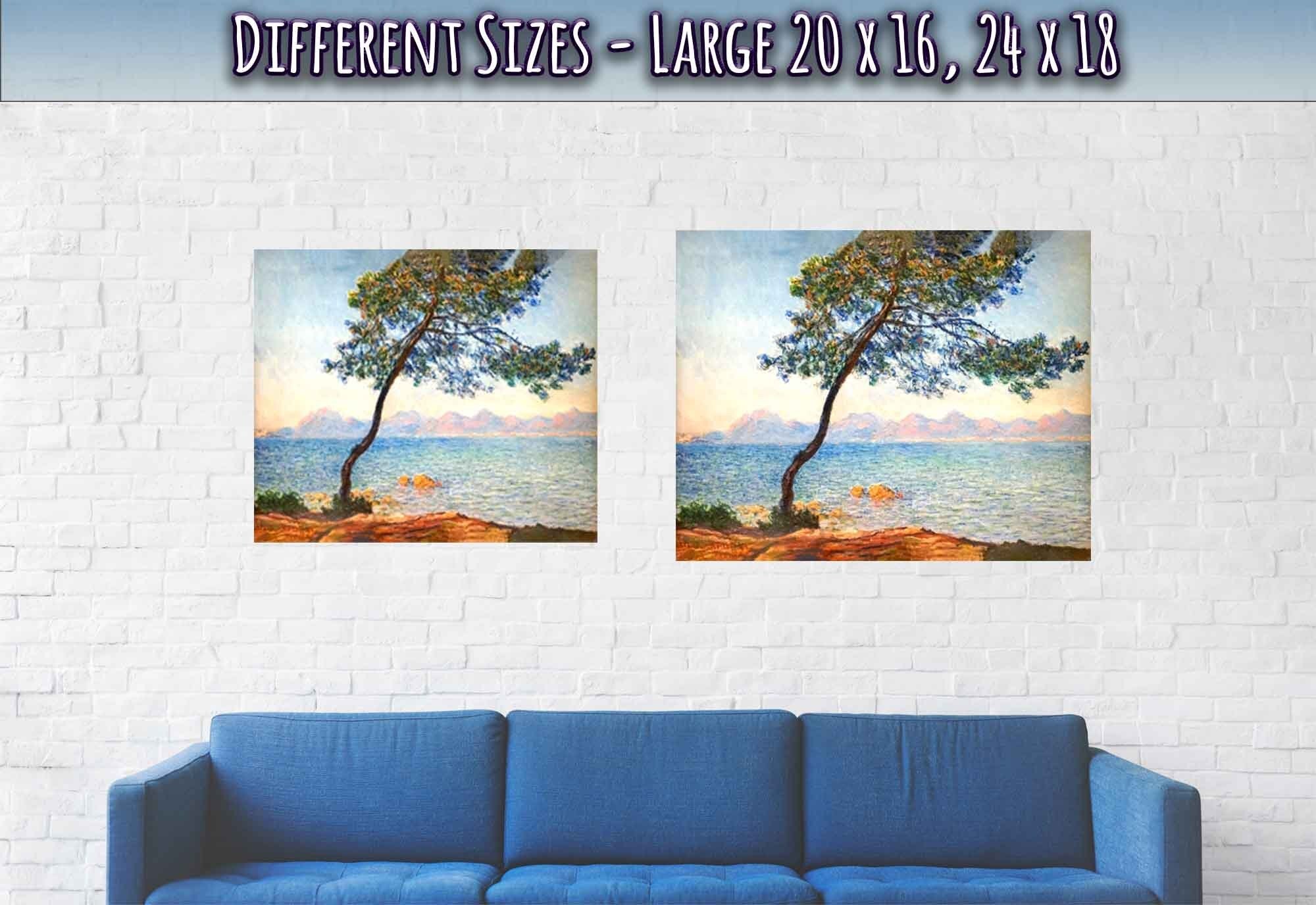 Claude Monet Poster, At Cap D'Antibes Print - WallArtPrints4U