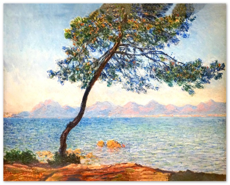 Claude Monet Poster, At Cap D'Antibes Print - WallArtPrints4U