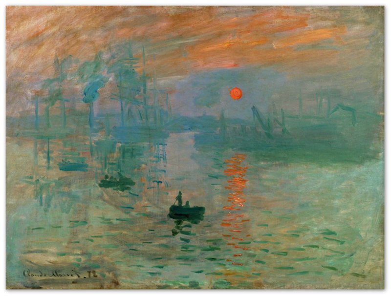 Bilderdepot24 Image de Toile - Vieux Maîtres - Claude Monet - Impression - Lever du Soleil - 80x60 cm - Images sur Toile - Toile déco imprimée - Tableau Toile - Photo sur Toile Bilderdepot24 Image de Toile - Vieux Maîtres - Claude Monet - Impression - Lever du Soleil - 80x60 cm - Images sur Toile - Toile déco imprimée - Tableau Toile - Photo sur Toile