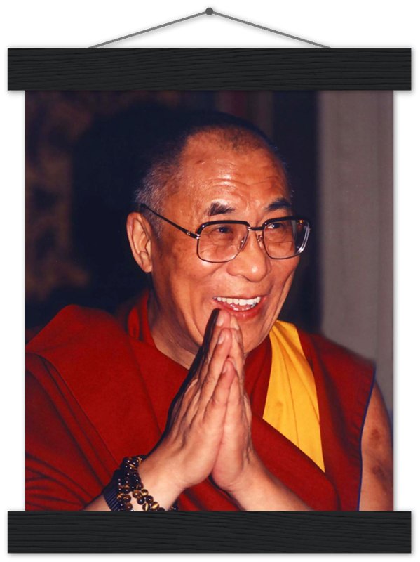 Dalai Lama Poster, Showing Gratitude - Dalai Lama Print - WallArtPrints4U