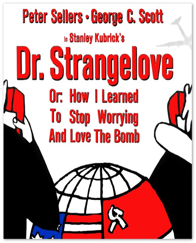 Dr Strangelove Poster, Vintage Movie Poster 1964 Poster Film Art - Peter Sellers, George C Scott, Stanley Kubrick - WallArtPrints4U