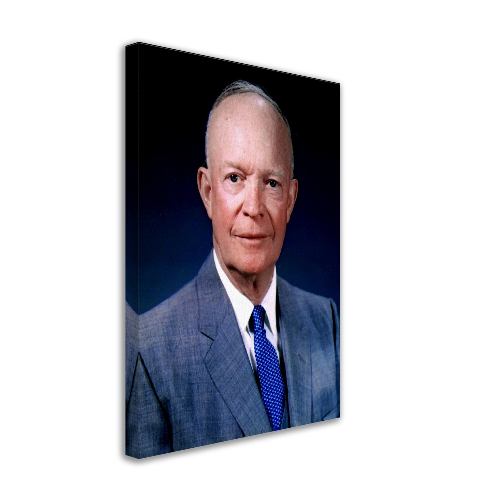 Dwight Eisenhower Canvas, 34th President Of These United States, Vintage Photo Portrait Dwight Eisenhower Canvas Print - WallArtPrints4U