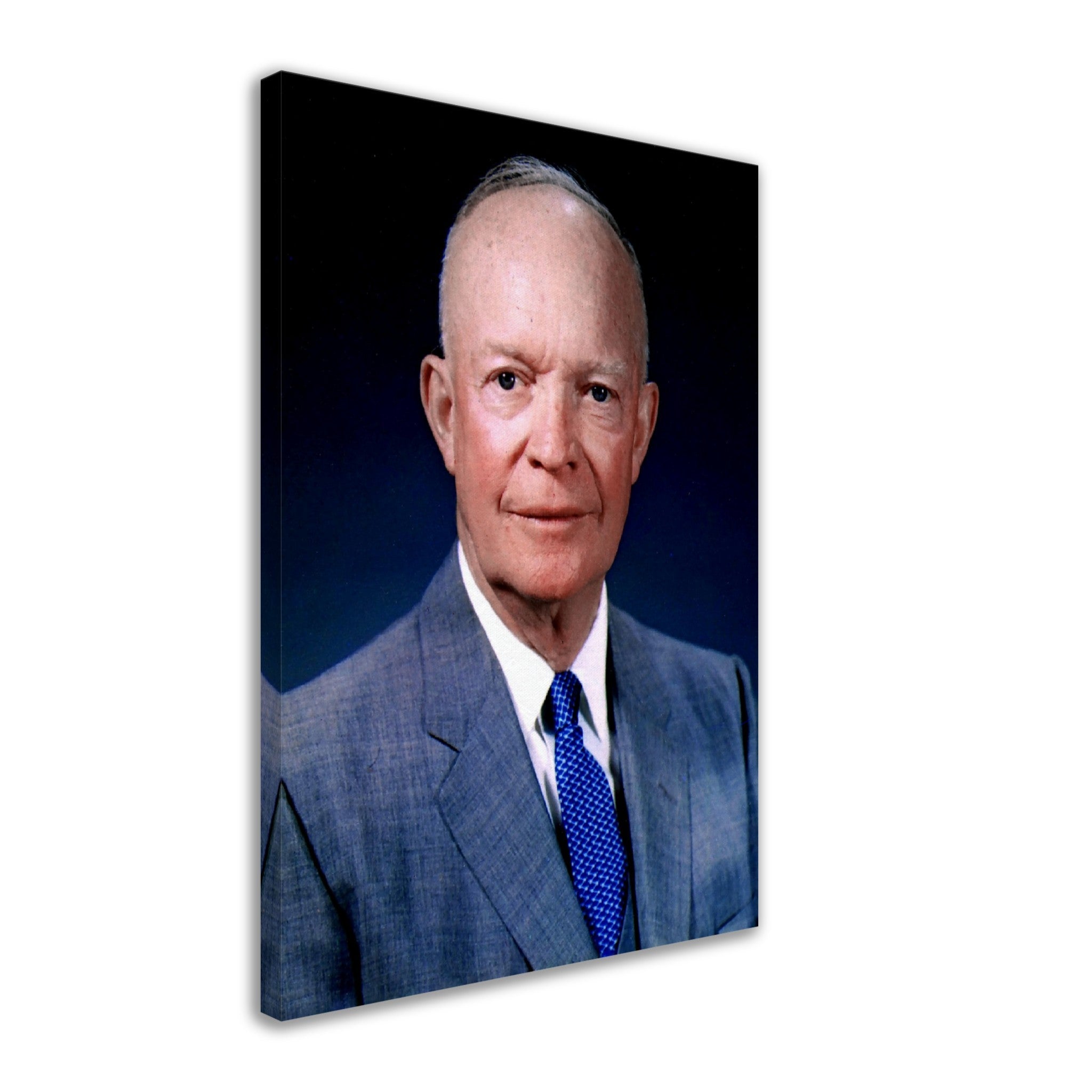 Dwight Eisenhower Canvas, 34th President Of These United States, Vintage Photo Portrait Dwight Eisenhower Canvas Print - WallArtPrints4U
