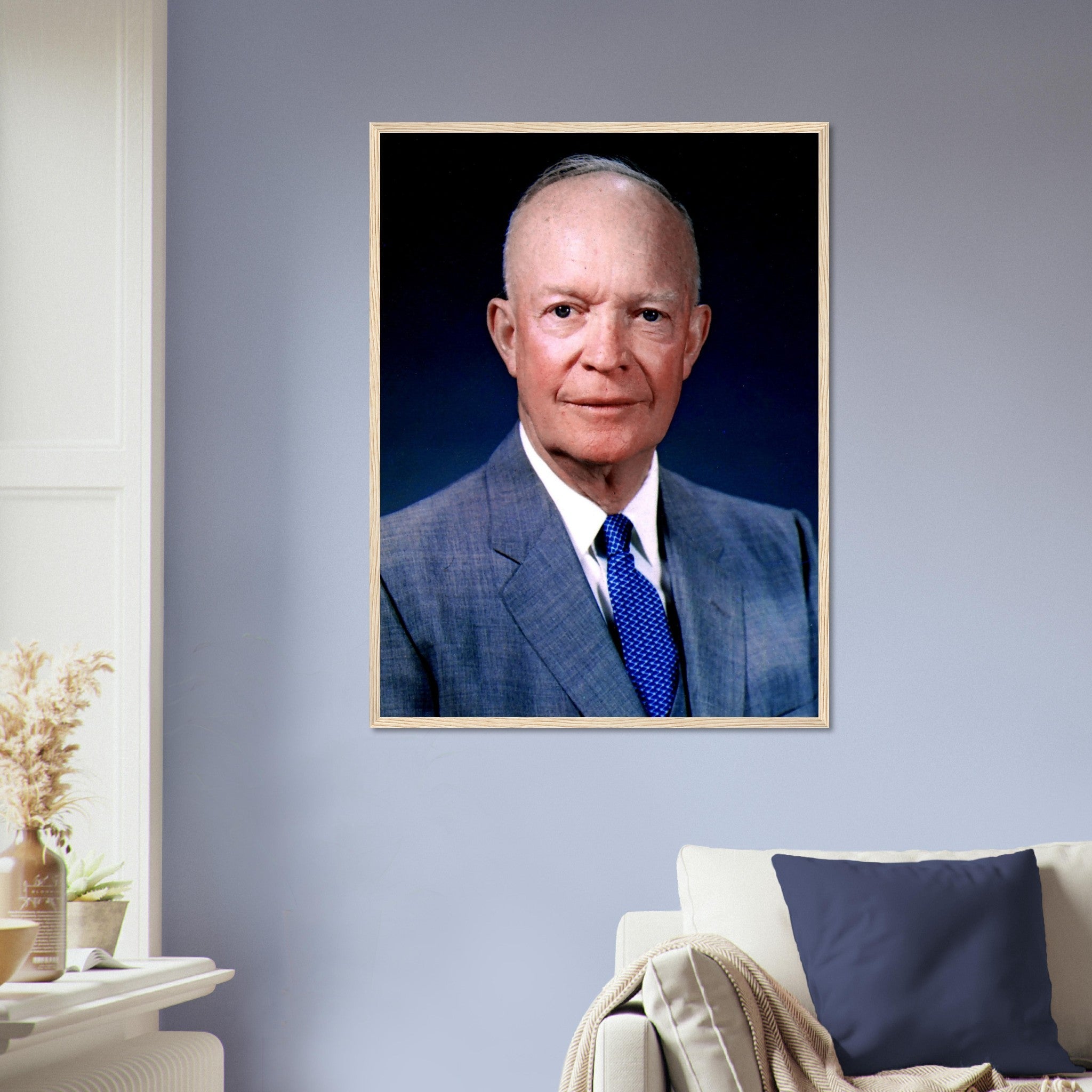 Dwight Eisenhower Framed, 34th President Of These United States, Vintage Photo Portrait Dwight Eisenhower Framed Print - WallArtPrints4U