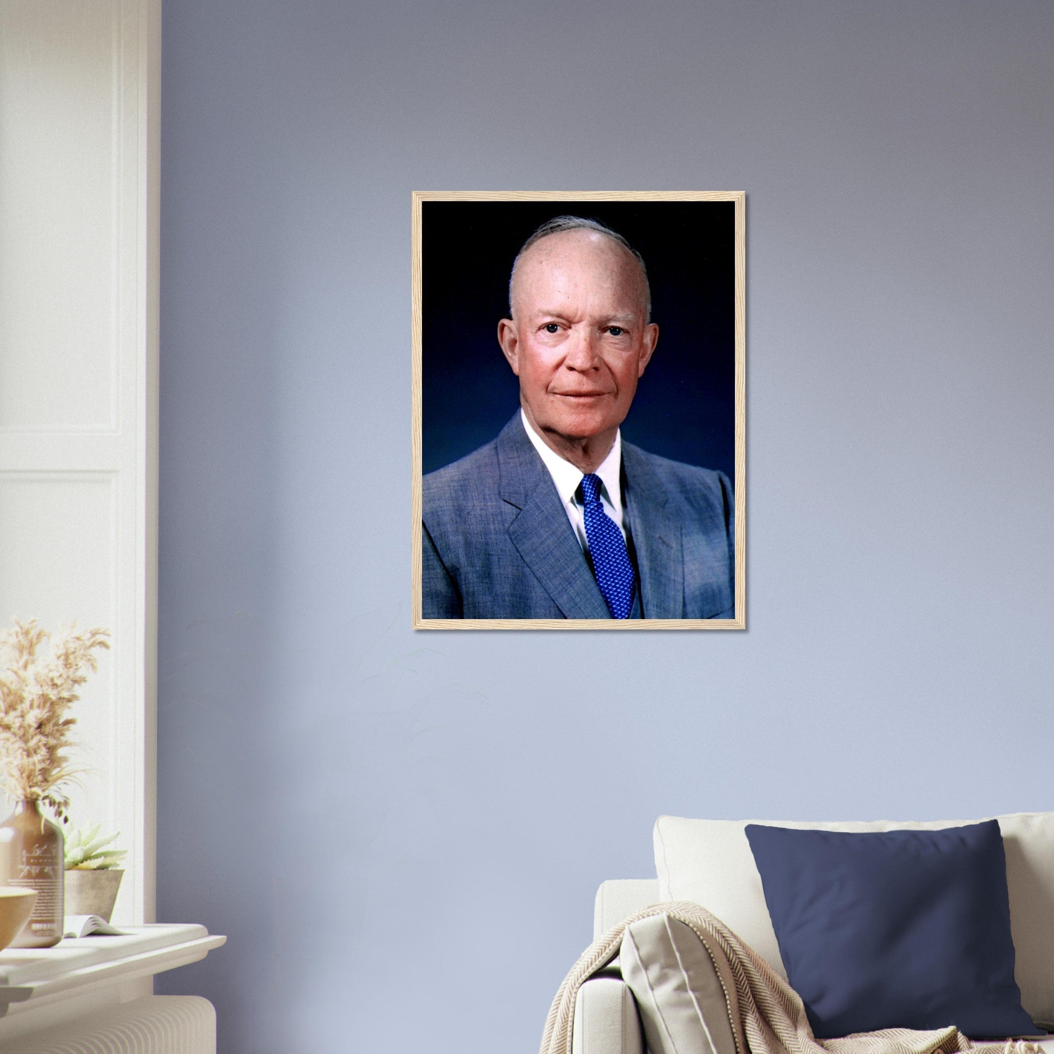 Dwight Eisenhower Framed, 34th President Of These United States, Vintage Photo Portrait Dwight Eisenhower Framed Print - WallArtPrints4U