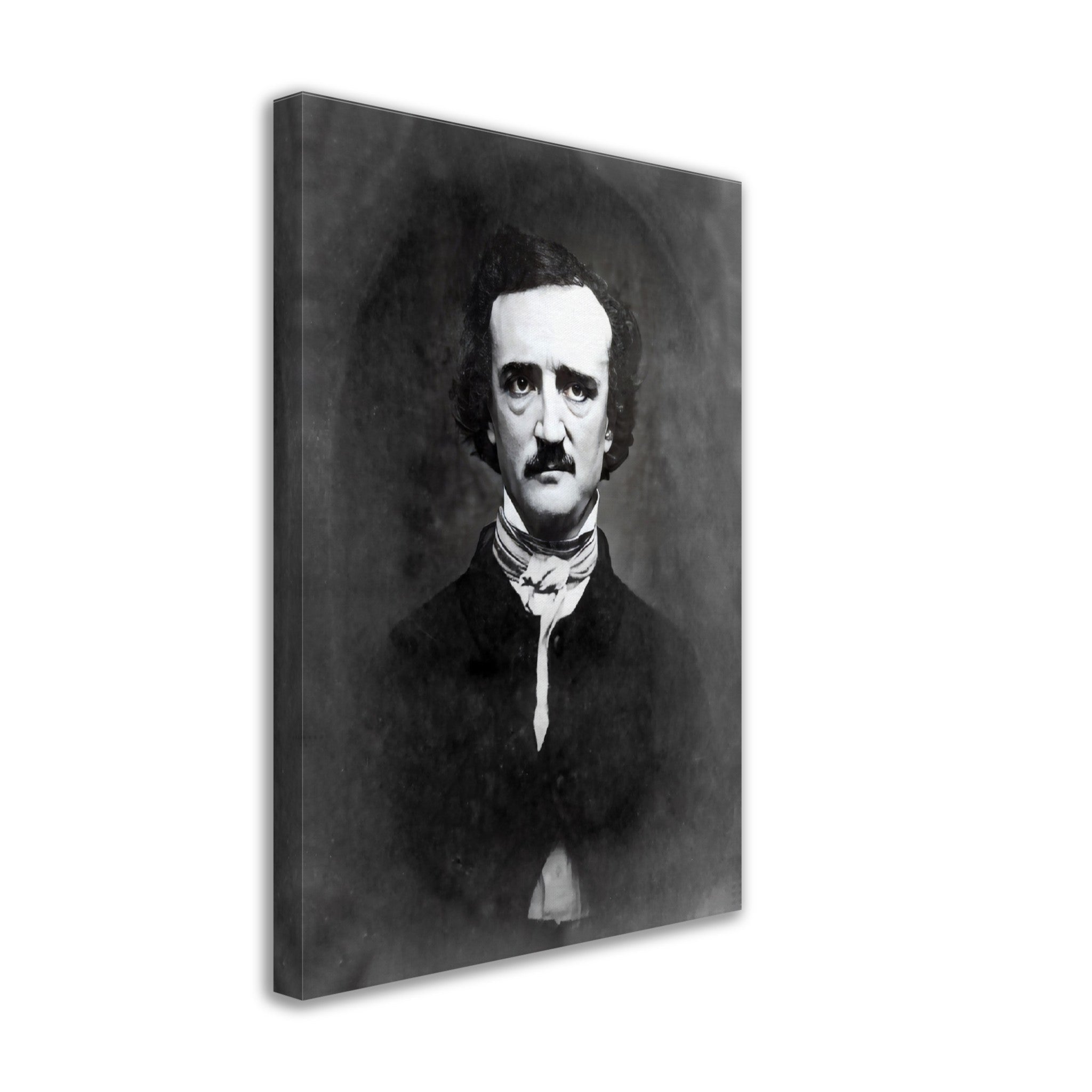 Edgar Allan Poe Canvas, The Raven, American Poet Writer - Edgar Allan Poe Canvas Print - WallArtPrints4U