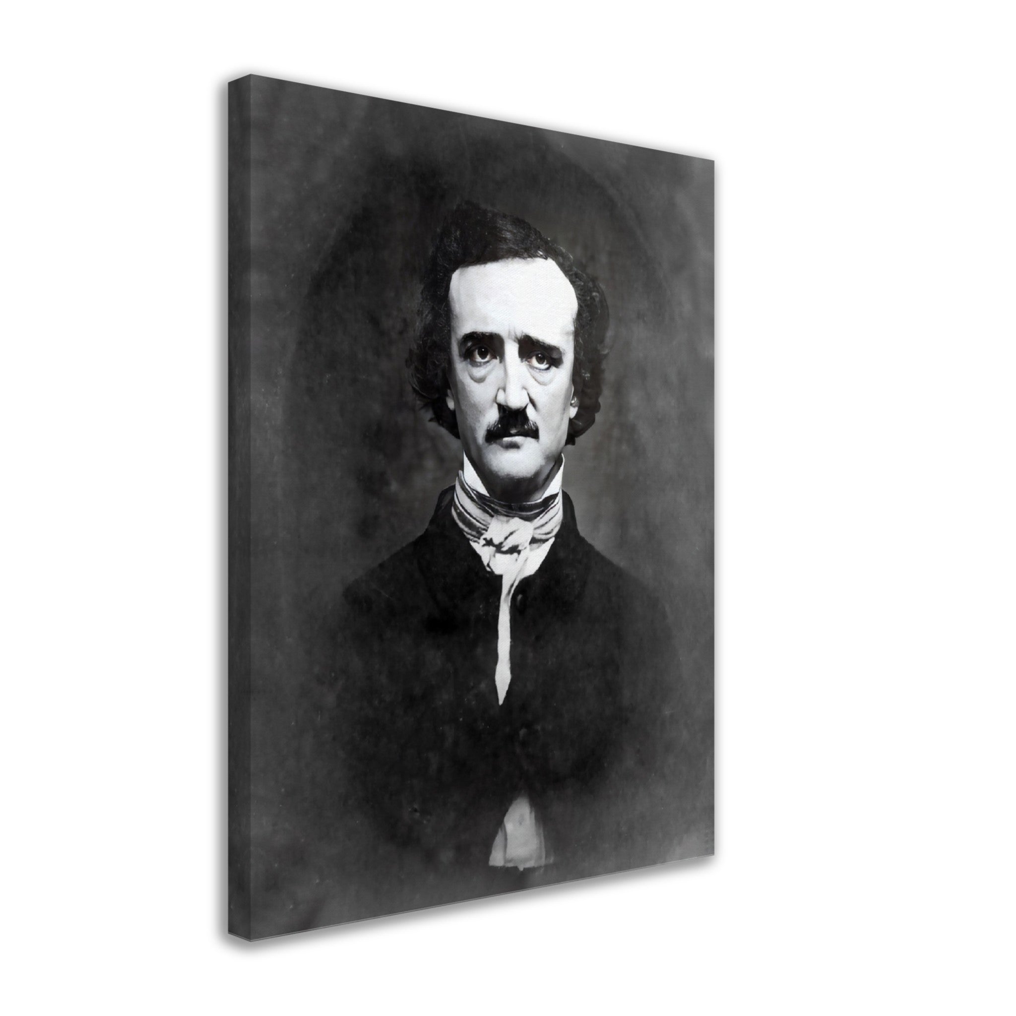 Edgar Allan Poe Canvas, The Raven, American Poet Writer - Edgar Allan Poe Canvas Print - WallArtPrints4U