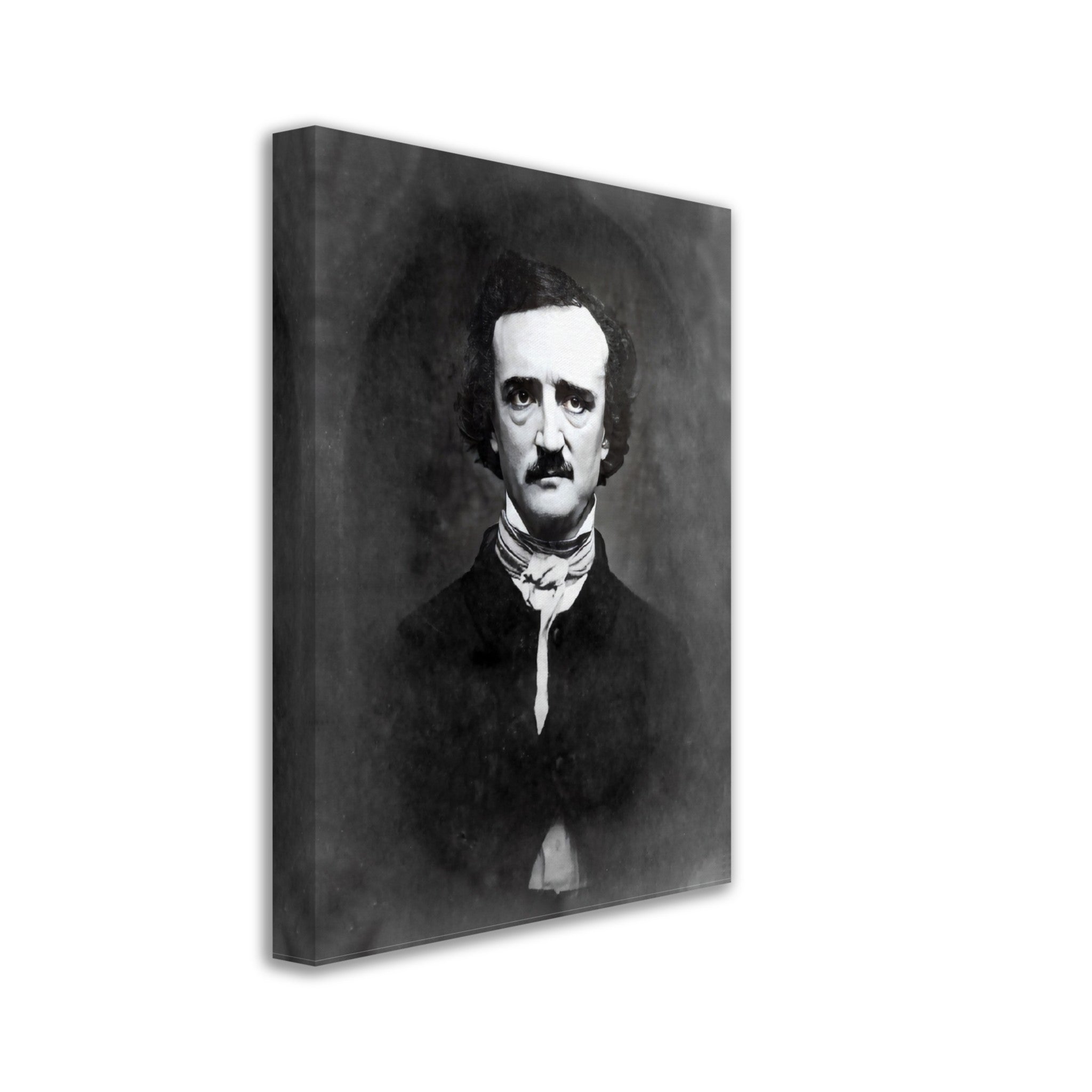 Edgar Allan Poe Canvas, The Raven, American Poet Writer - Edgar Allan Poe Canvas Print - WallArtPrints4U