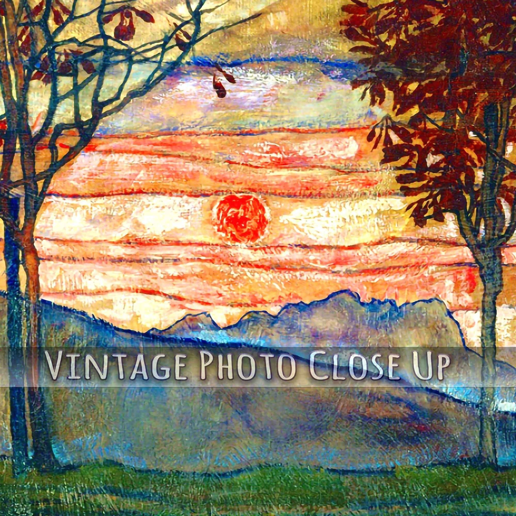 Egon Schiele Poster Print, Landscape Print, Four Trees Vintage Print 1