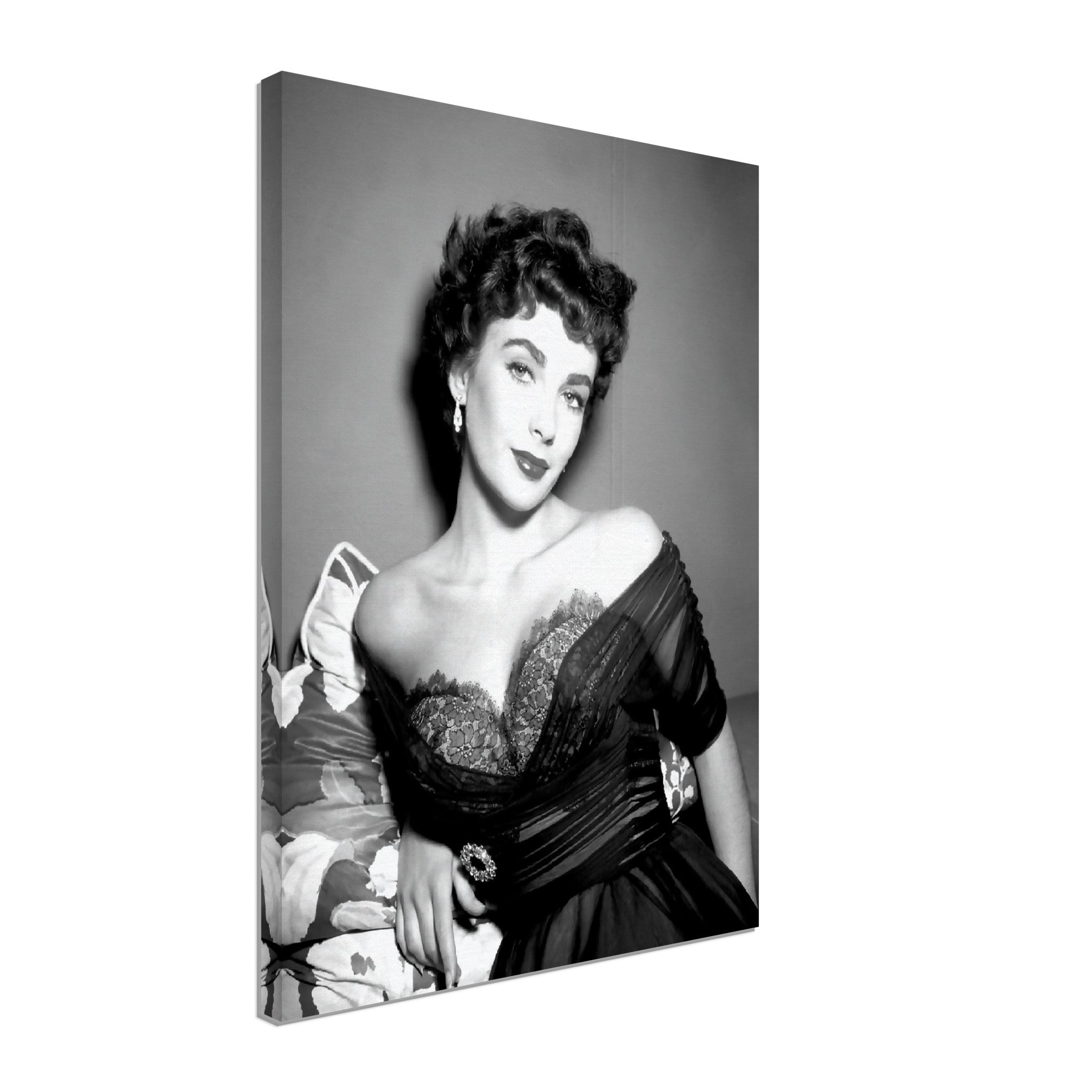 Elizabeth Taylor Canvas Sex Symbol Rare Photo Iconic Elizabeth Tay 