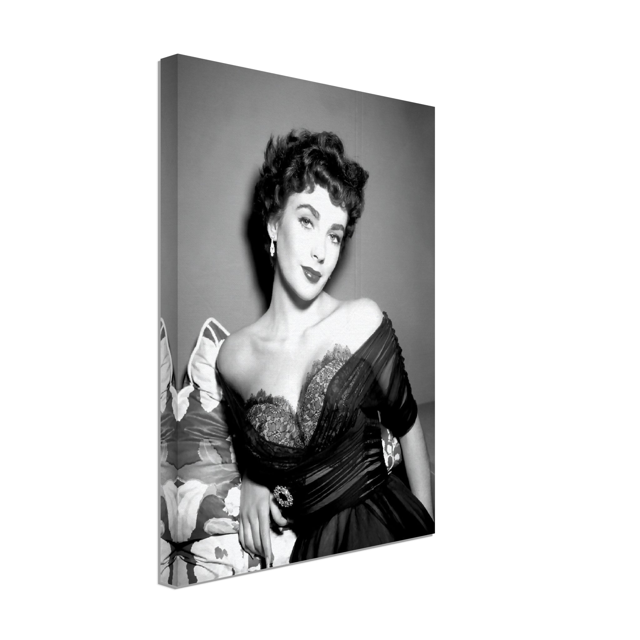 Elizabeth Taylor Canvas Sex Symbol Rare Photo Iconic Elizabeth Tay 