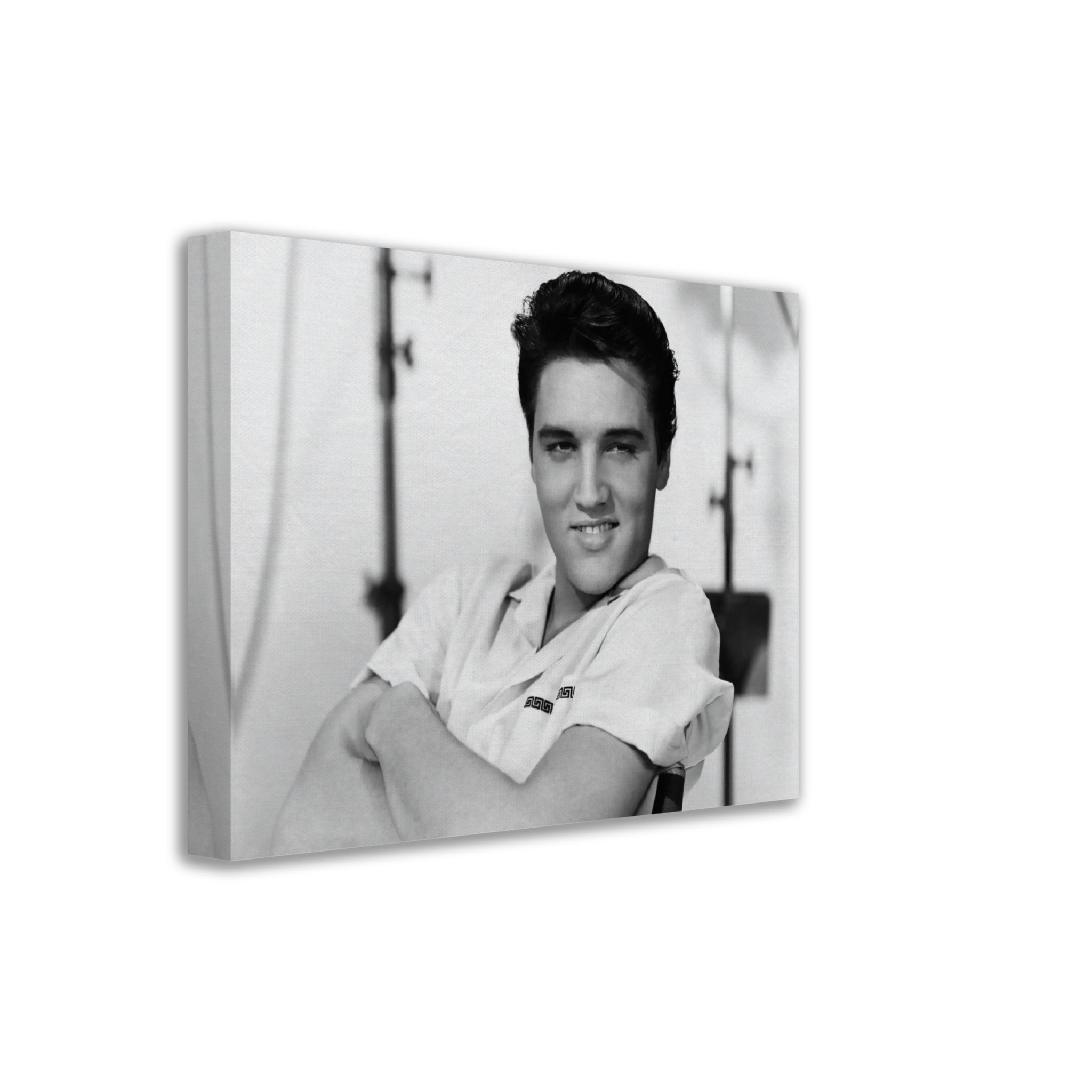 Elvis Presley Canvas, Male Sex Symbol, Vintage Photo - Iconic Elvis Presley Canvas Print - The King From 1958 - WallArtPrints4U