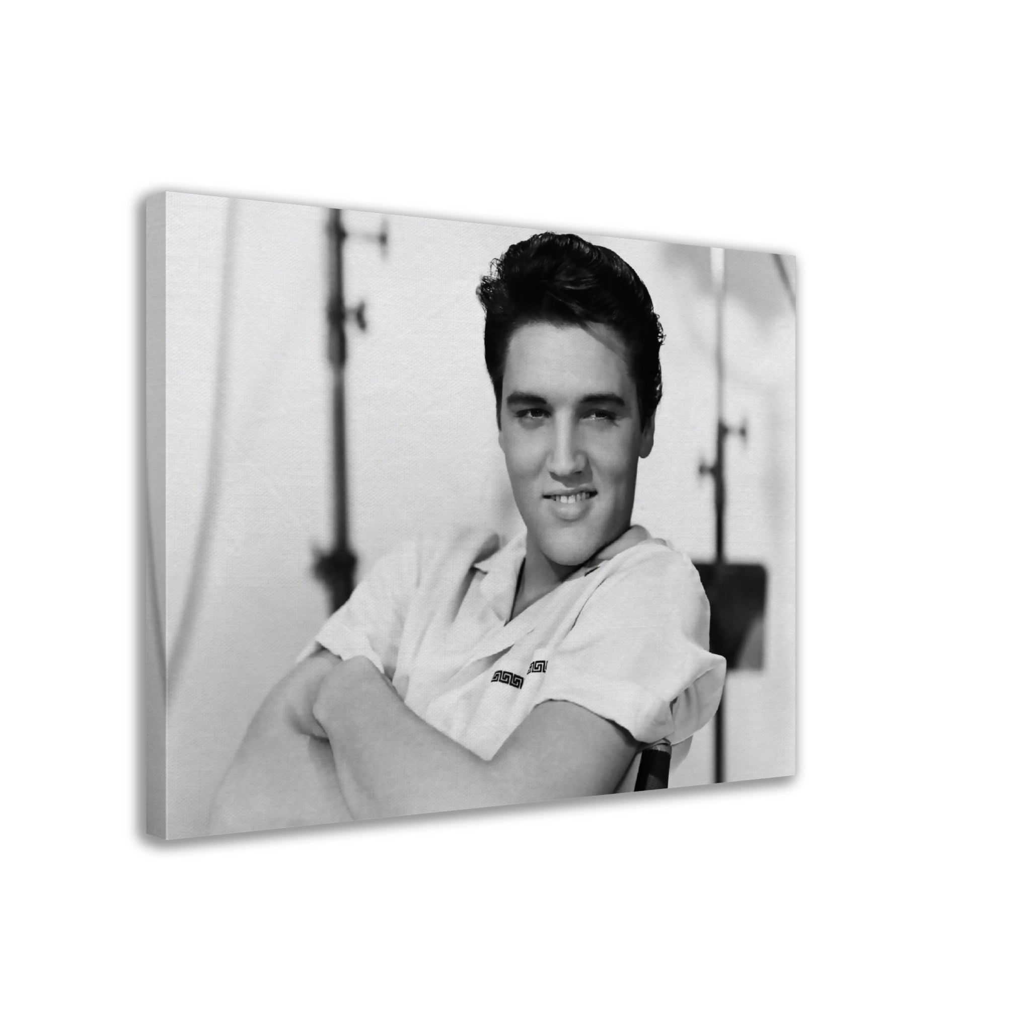 Elvis Presley Canvas, Male Sex Symbol, Vintage Photo - Iconic Elvis Presley Canvas Print - The King From 1958 - WallArtPrints4U