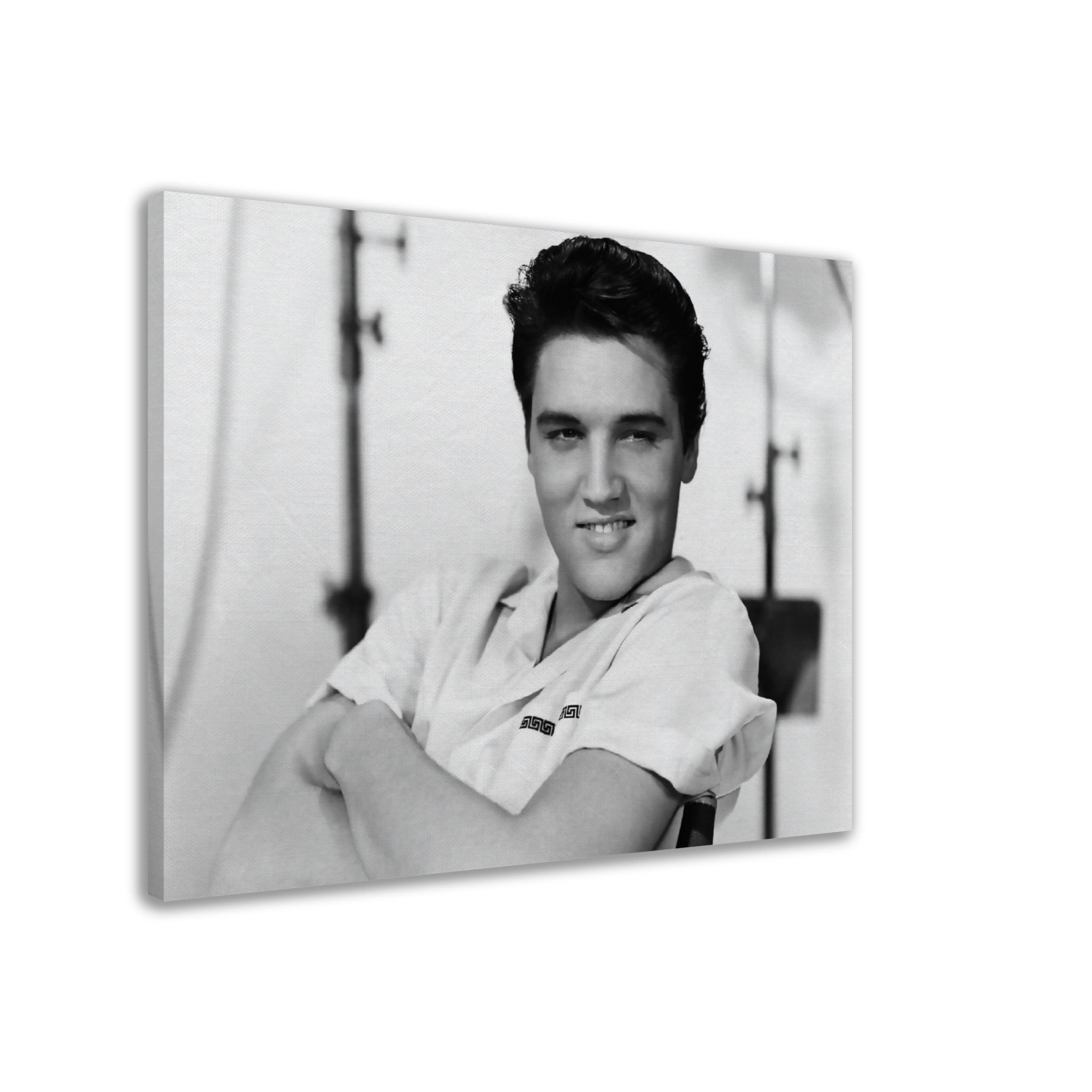 Elvis Presley Canvas, Male Sex Symbol, Vintage Photo - Iconic Elvis Presley Canvas Print - The King From 1958 - WallArtPrints4U