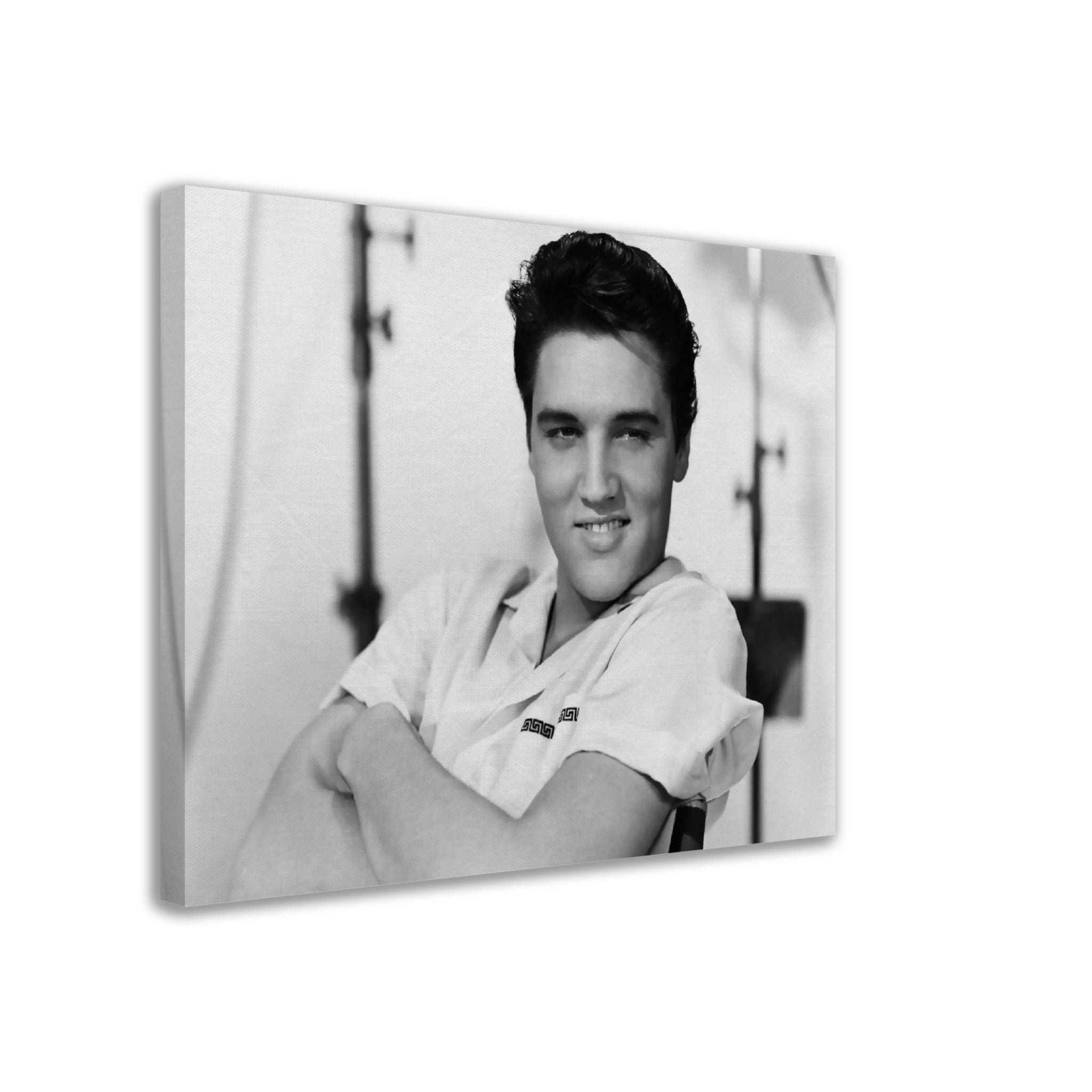 Elvis Presley Canvas, Male Sex Symbol, Vintage Photo - Iconic Elvis Presley Canvas Print - The King From 1958 - WallArtPrints4U