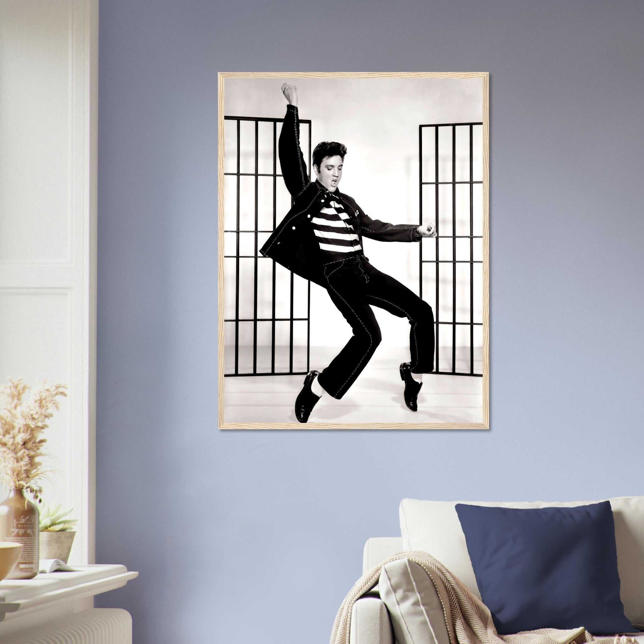 Elvis Presley Framed, Jail House Rock, Vintage Photo - Iconic Elvis Presley Framed Print - WallArtPrints4U