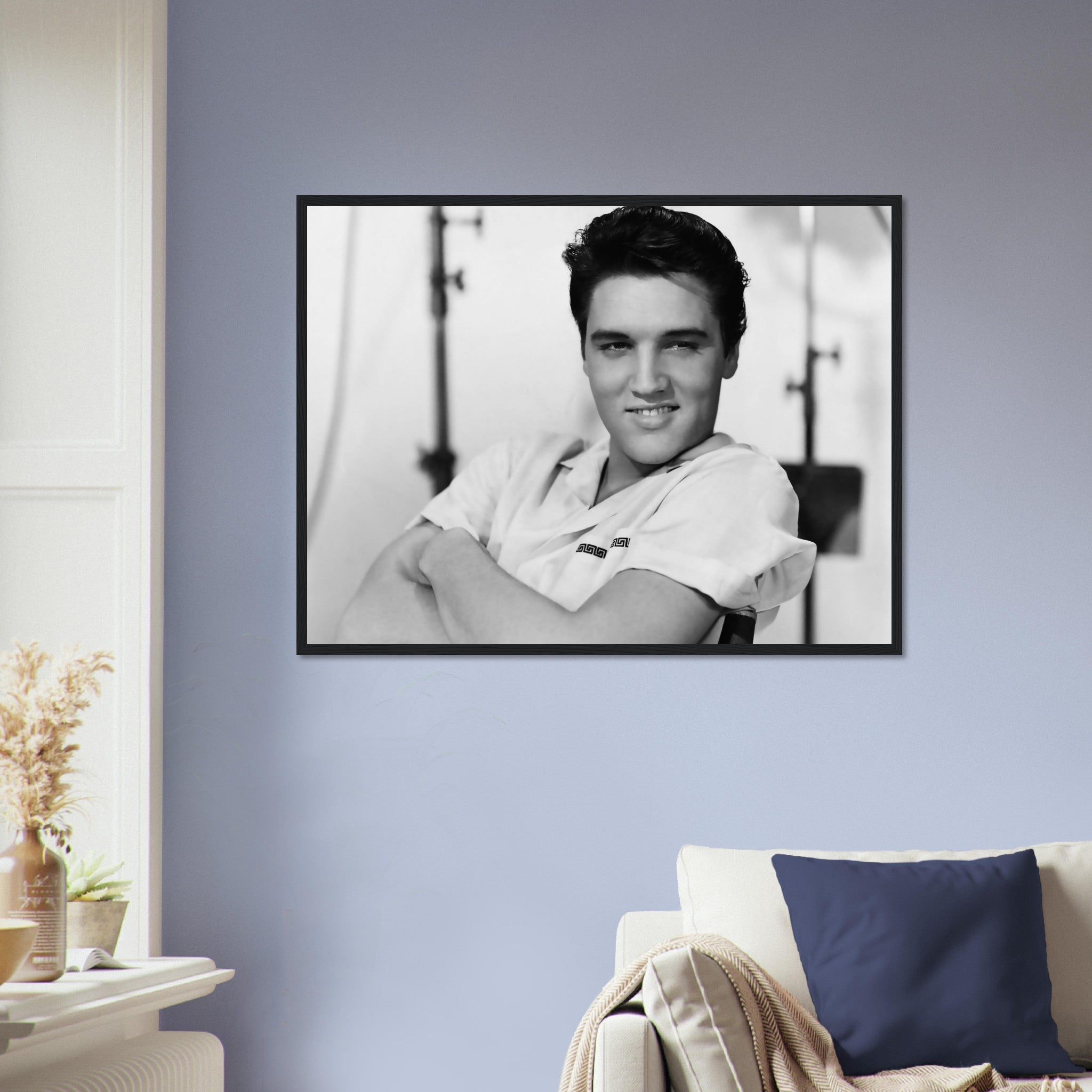 Elvis Presley Framed, Male Sex Symbol, Vintage Photo - Iconic Elvis Presley Framed Print - The King From 1958 - WallArtPrints4U