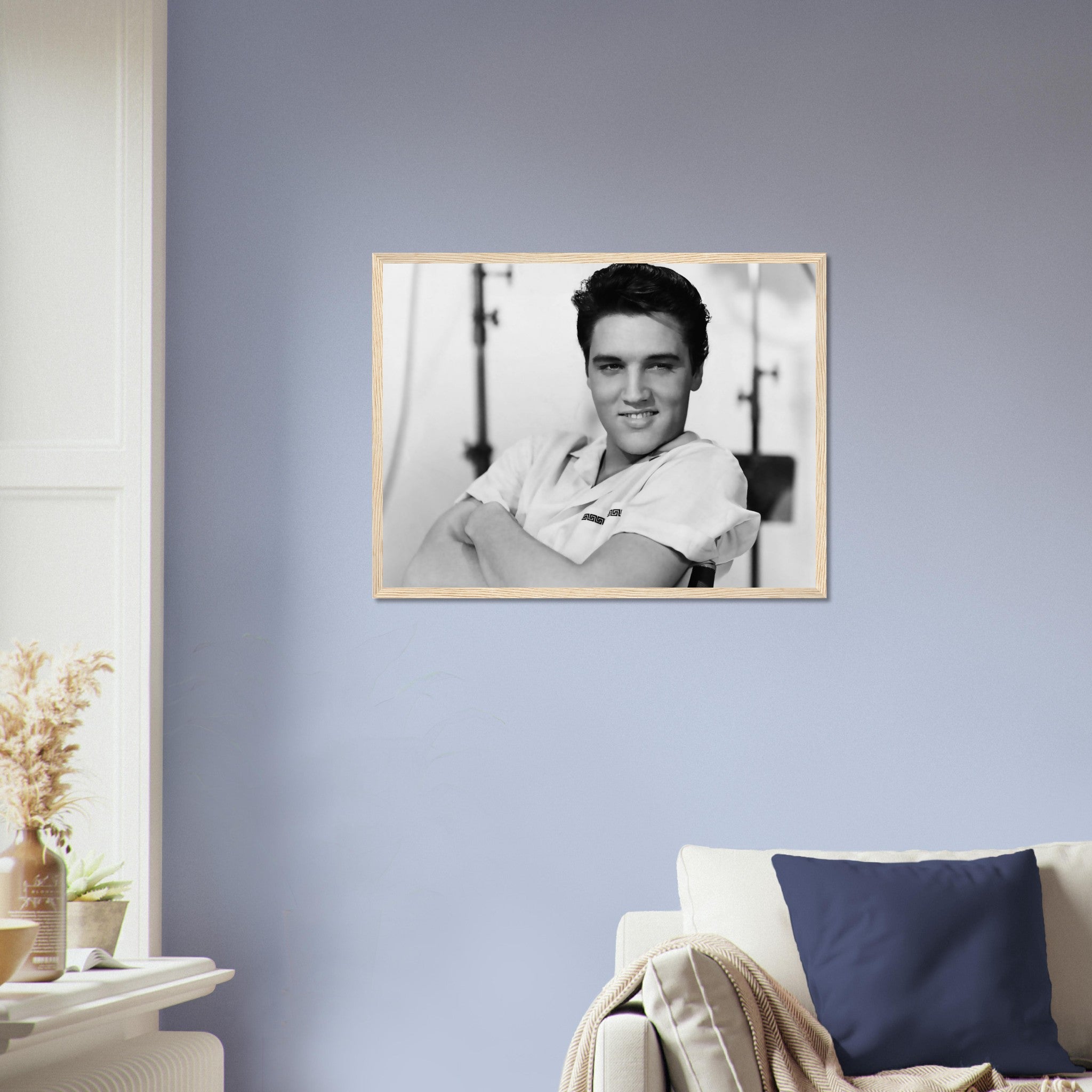 Elvis Presley Framed, Male Sex Symbol, Vintage Photo - Iconic Elvis Presley Framed Print - The King From 1958 - WallArtPrints4U