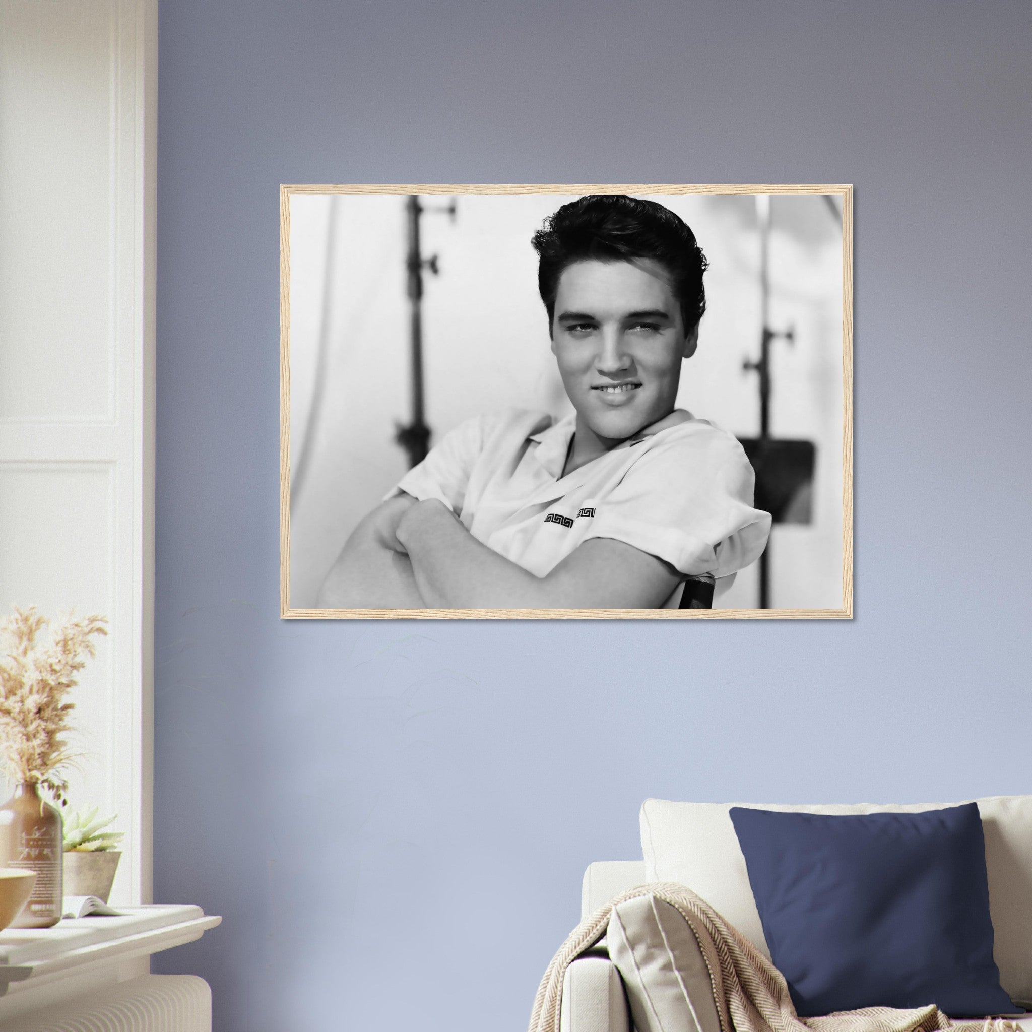 Elvis Presley Framed, Male Sex Symbol, Vintage Photo - Iconic Elvis Presley Framed Print - The King From 1958 - WallArtPrints4U