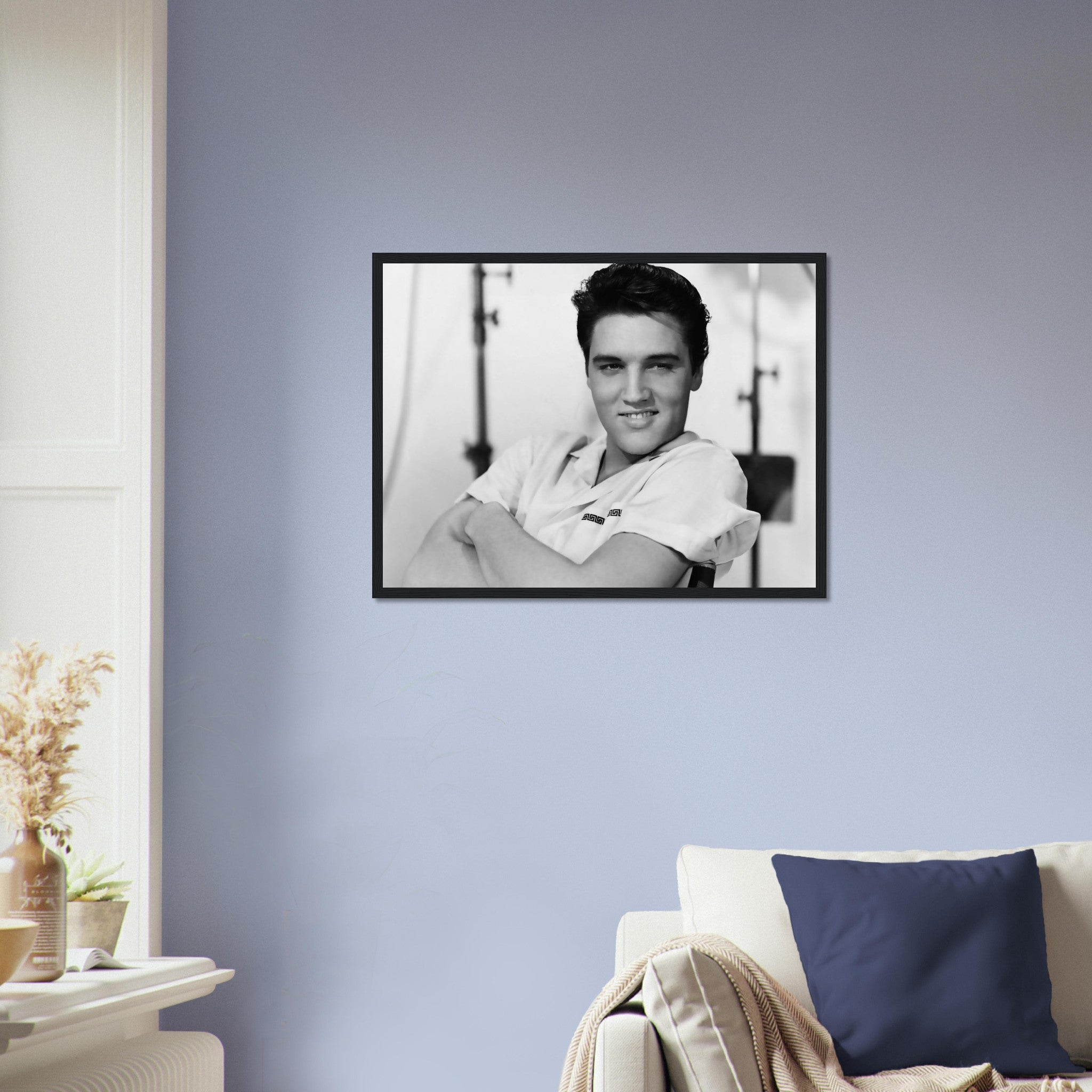 Elvis Presley Framed, Male Sex Symbol, Vintage Photo - Iconic Elvis Presley Framed Print - The King From 1958 - WallArtPrints4U