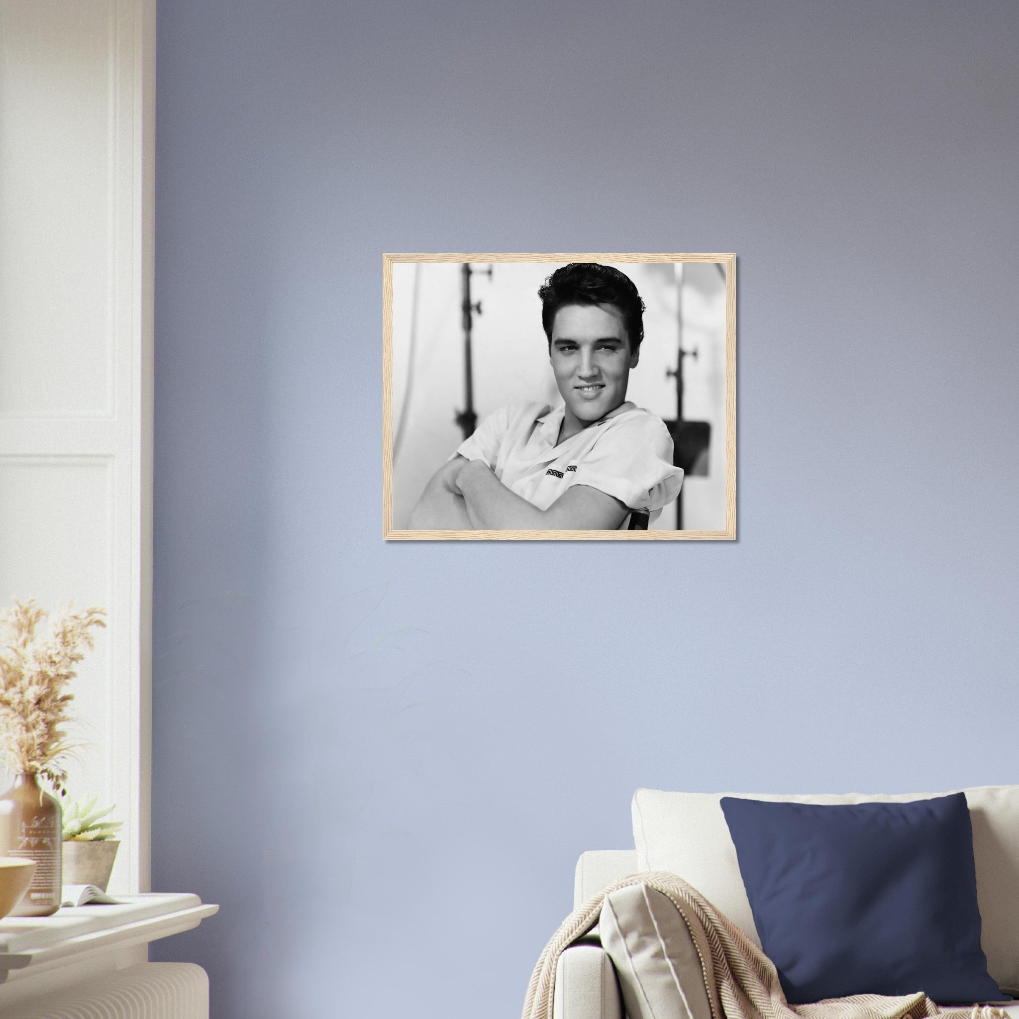 Elvis Presley Framed, Male Sex Symbol, Vintage Photo - Iconic Elvis Presley Framed Print - The King From 1958 - WallArtPrints4U