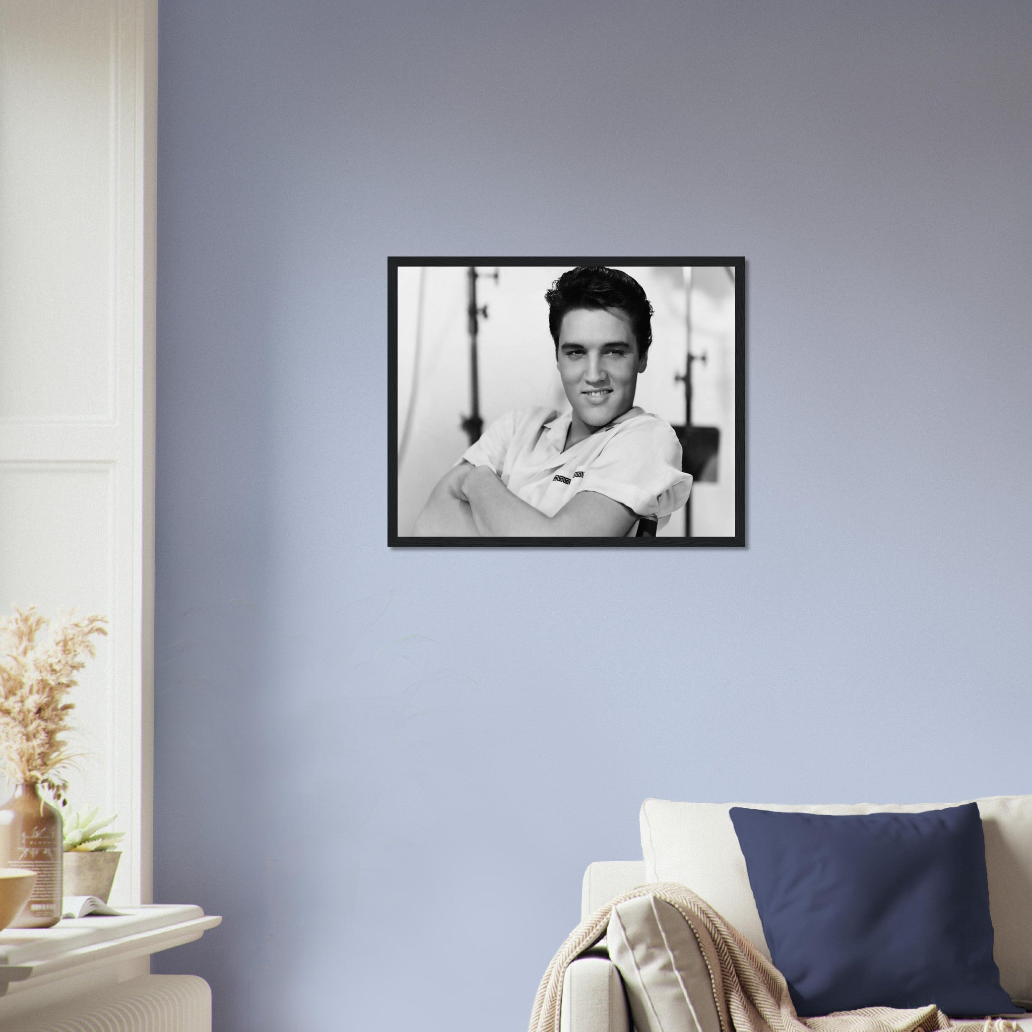 Elvis Presley Framed, Male Sex Symbol, Vintage Photo - Iconic Elvis Presley Framed Print - The King From 1958 - WallArtPrints4U