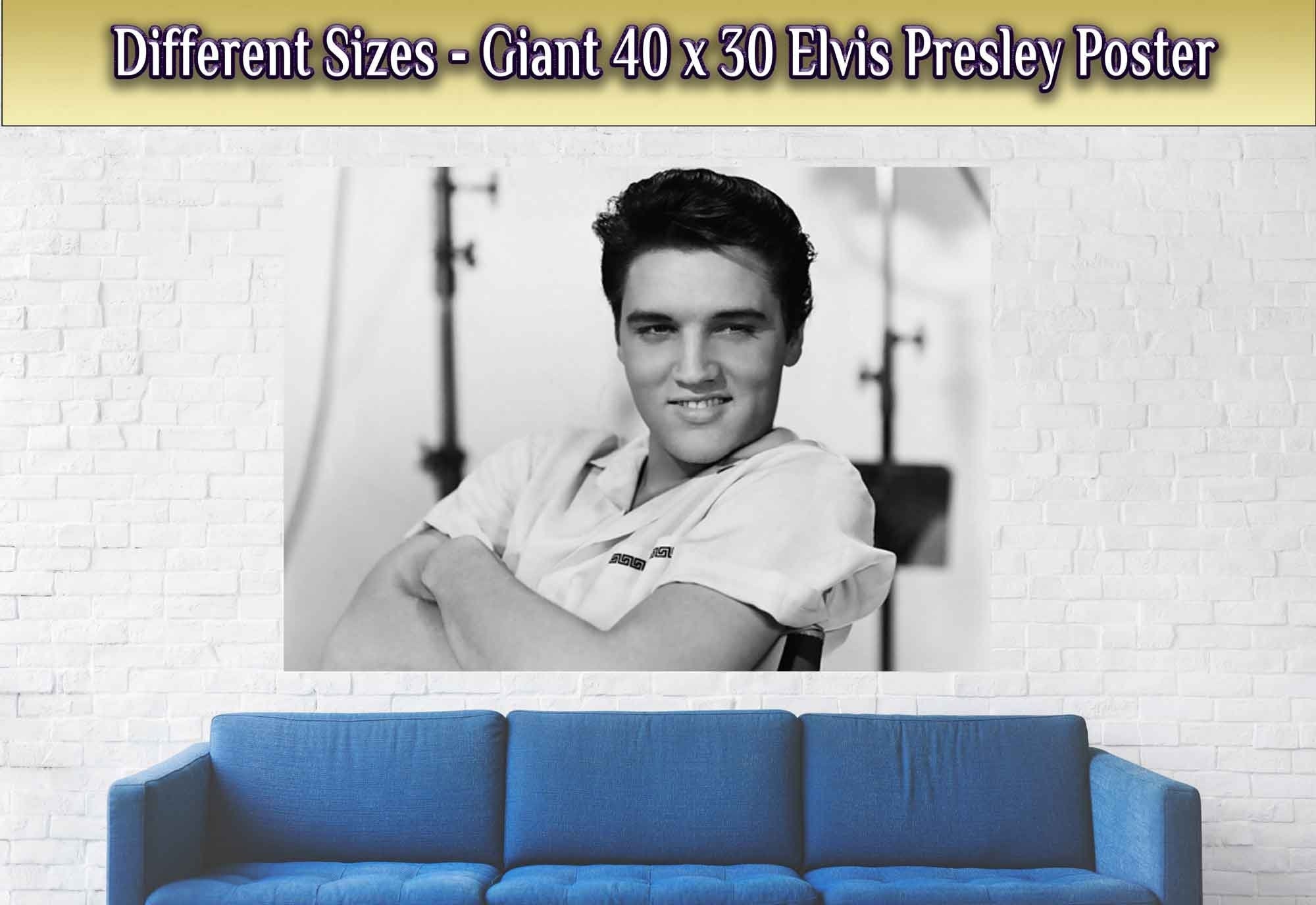 Elvis Presley Poster, Male Sex Symbol, Vintage Photo - Iconic Elvis Presley Print - The King From 1958 - WallArtPrints4U