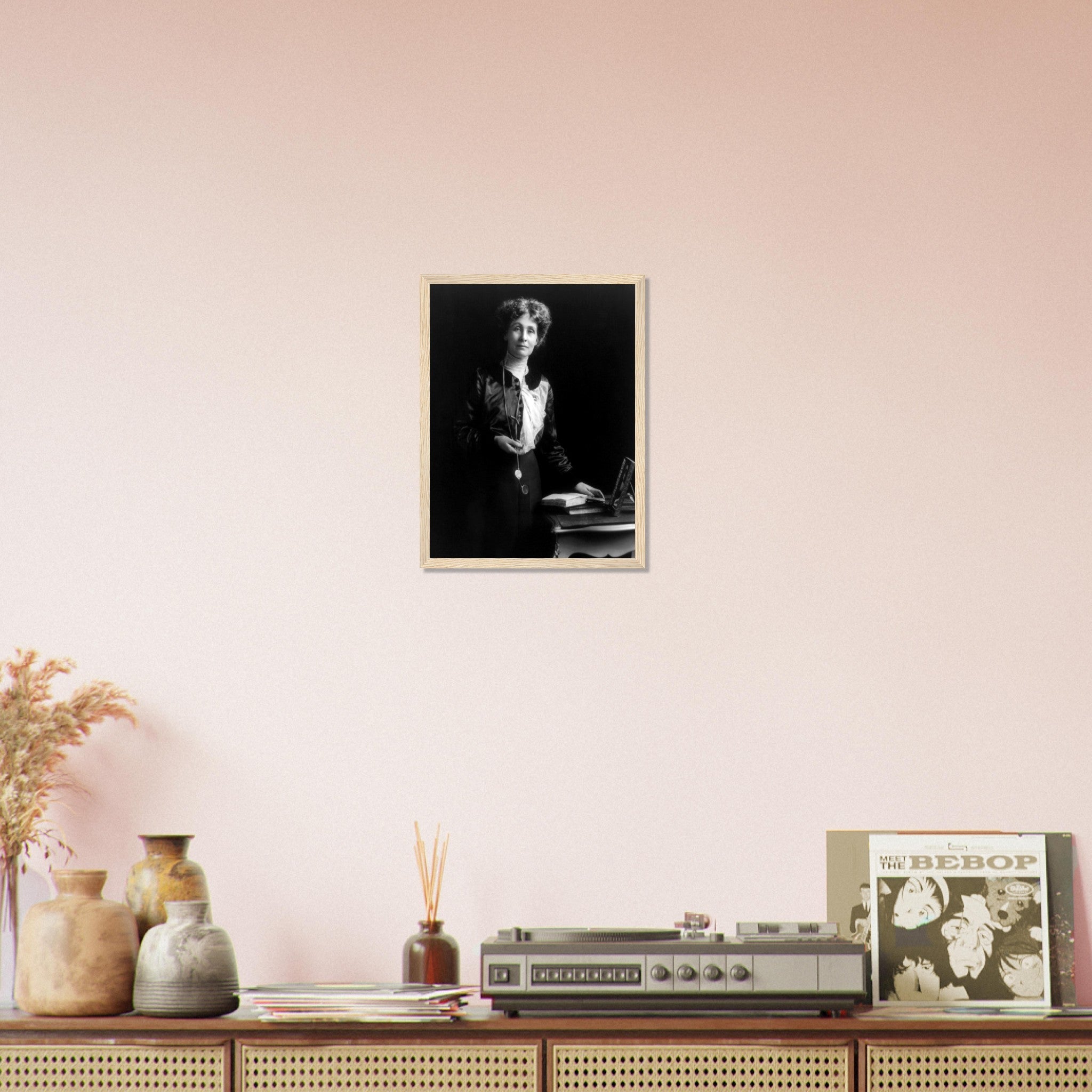 Emmeline Pankhurst Framed, Arrested Carried By Police Officer Vintage Photo Portrait - Emmeline Pankhurst Framed Print - WallArtPrints4U