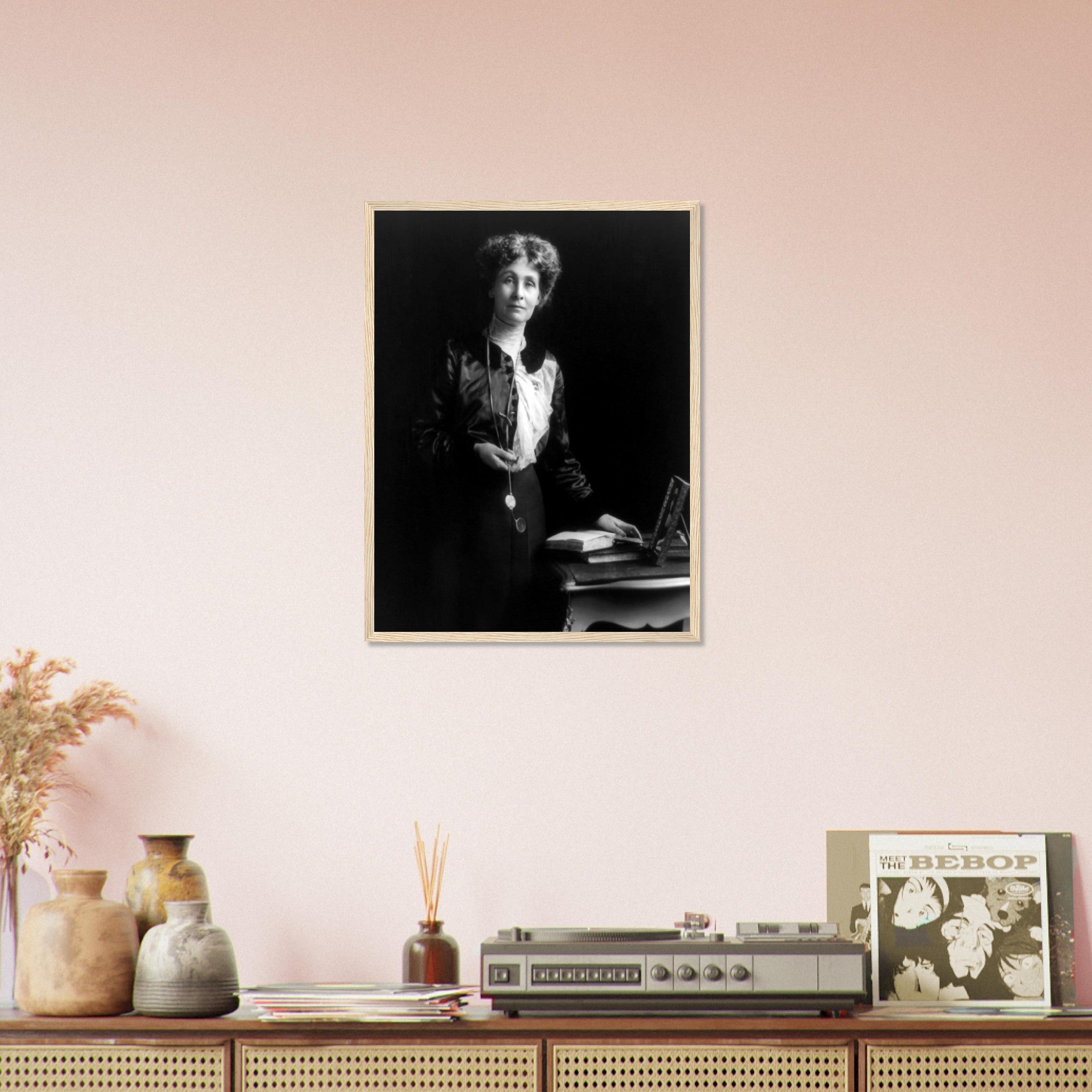 Emmeline Pankhurst Framed, Arrested Carried By Police Officer Vintage Photo Portrait - Emmeline Pankhurst Framed Print - WallArtPrints4U