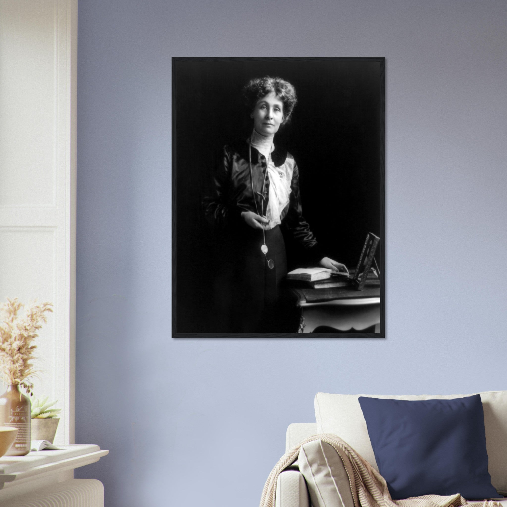 Emmeline Pankhurst Framed, Circa 1913, Vintage Photo Portrait - Emmeline Pankhurst Framed Print - WallArtPrints4U