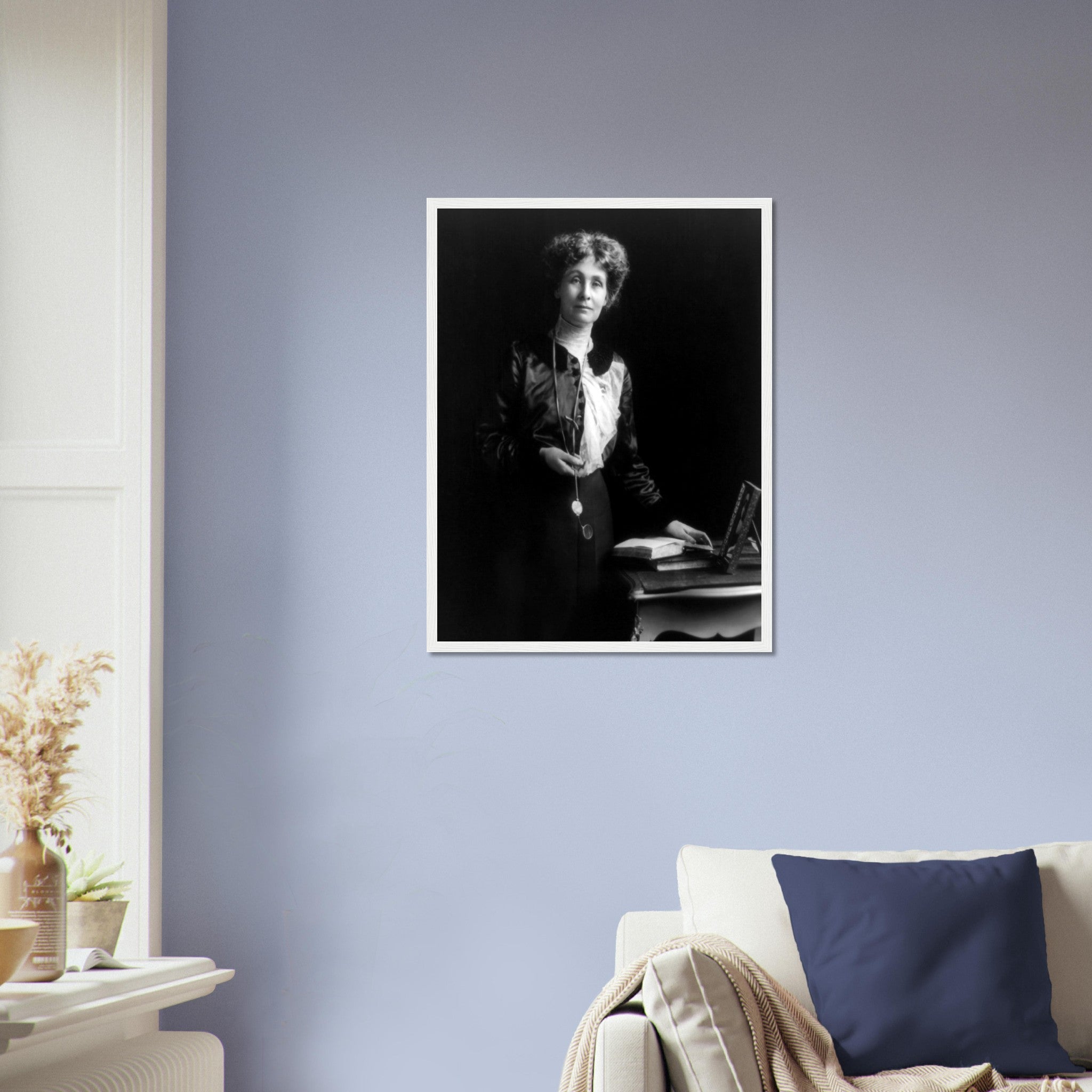 Emmeline Pankhurst Framed, Circa 1913, Vintage Photo Portrait - Emmeline Pankhurst Framed Print - WallArtPrints4U