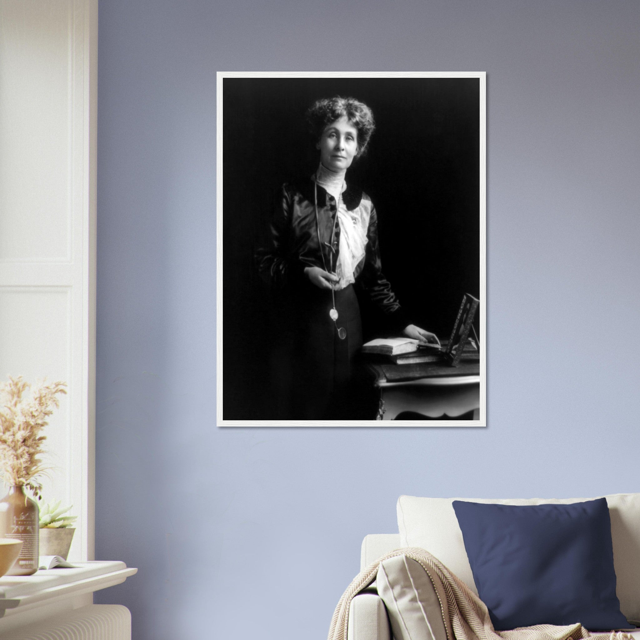 Emmeline Pankhurst Framed, Circa 1913, Vintage Photo Portrait - Emmeline Pankhurst Framed Print - WallArtPrints4U