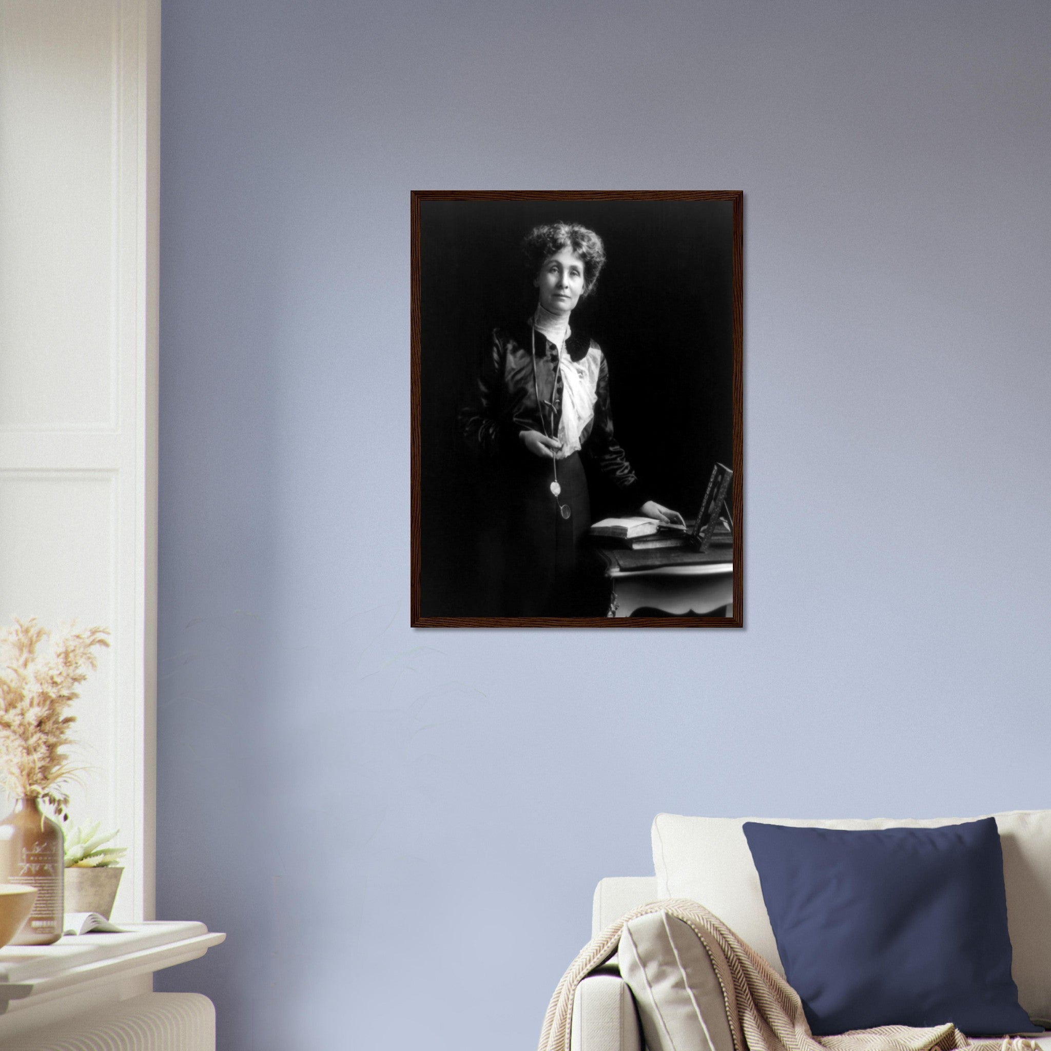 Emmeline Pankhurst Framed, Circa 1913, Vintage Photo Portrait - Emmeline Pankhurst Framed Print - WallArtPrints4U
